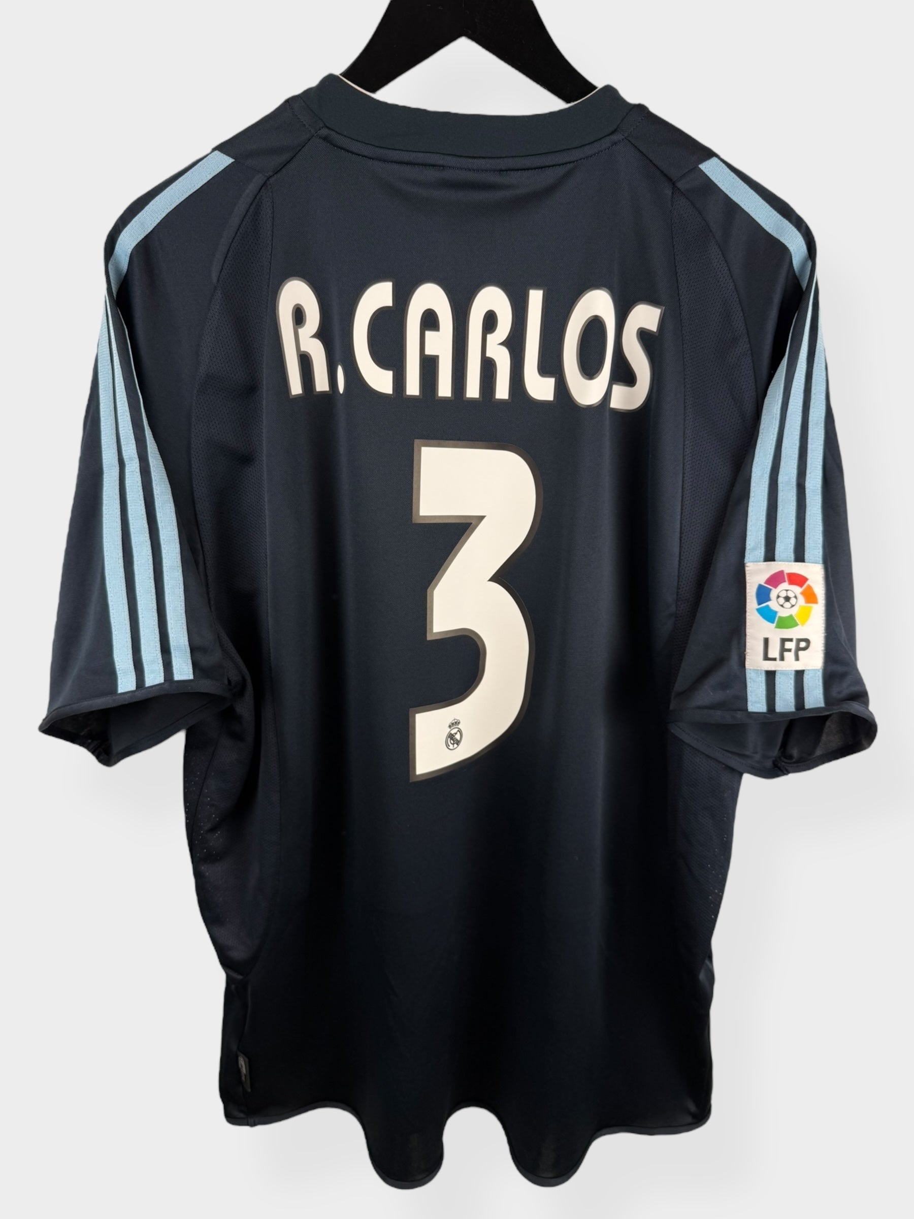 2003-04 REAL MADRID AUSWÄRTSTRIKOT R. CARLOS #3 XL