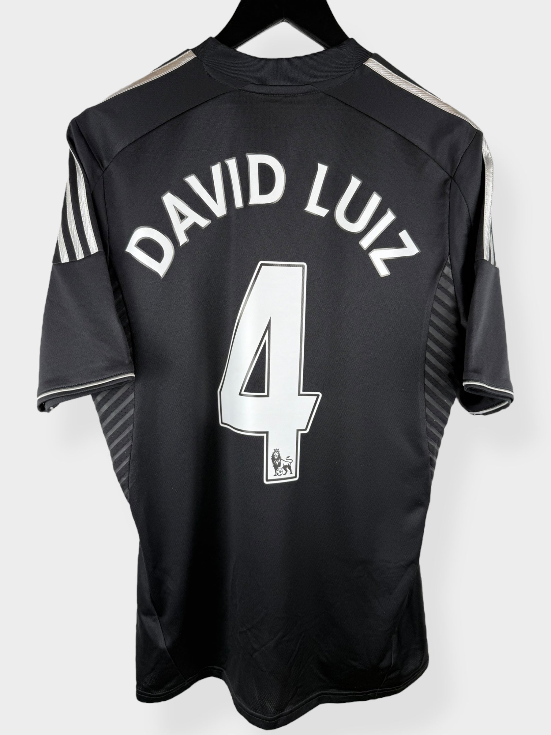 2013-14 CHELSEA DERDE SHIRT DAVID LUIZ #4 L