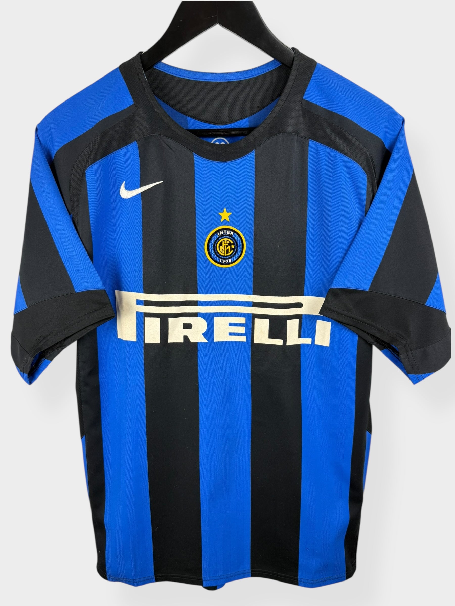 2005-06 INTER MILAN HOME SHIRT ADRIANO #10 S - Authentic Football Club
