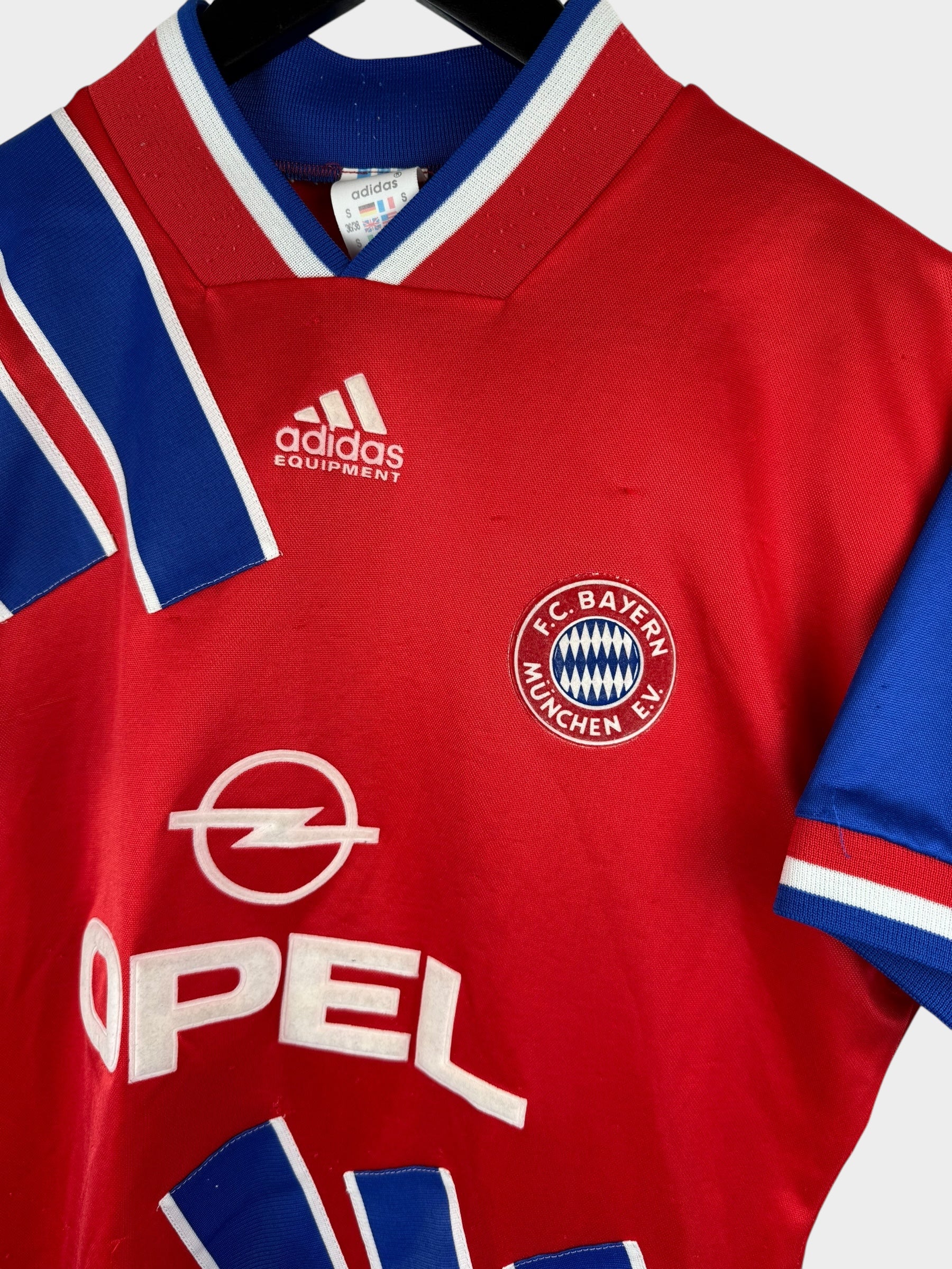 1993-95 BAYERN MÜNCHEN THUISSHIRT ZICKLER #21 S