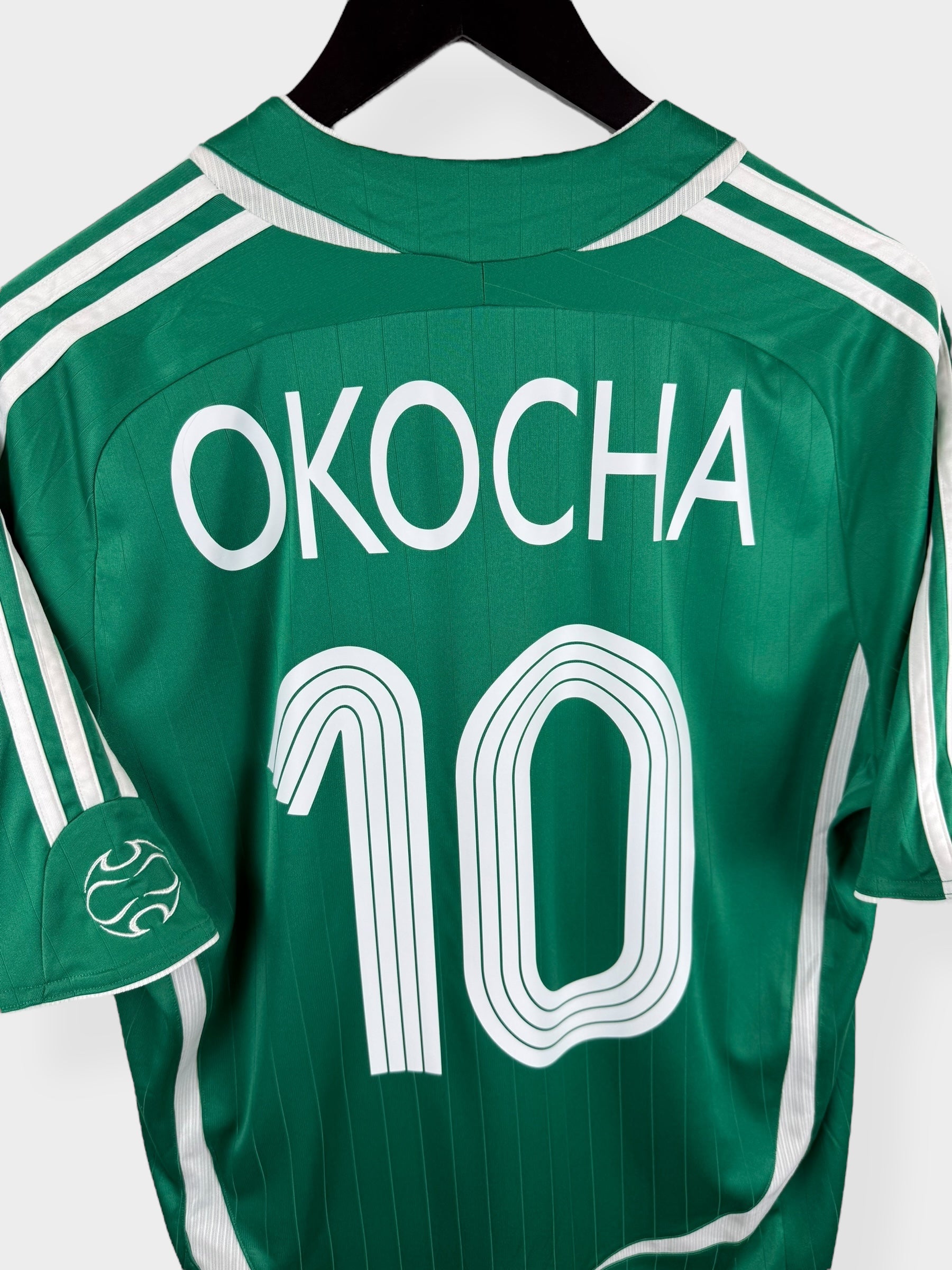 2006-07 NIGERIA HOME SHIRT OKOCHA #10 L - Authentic Football Club