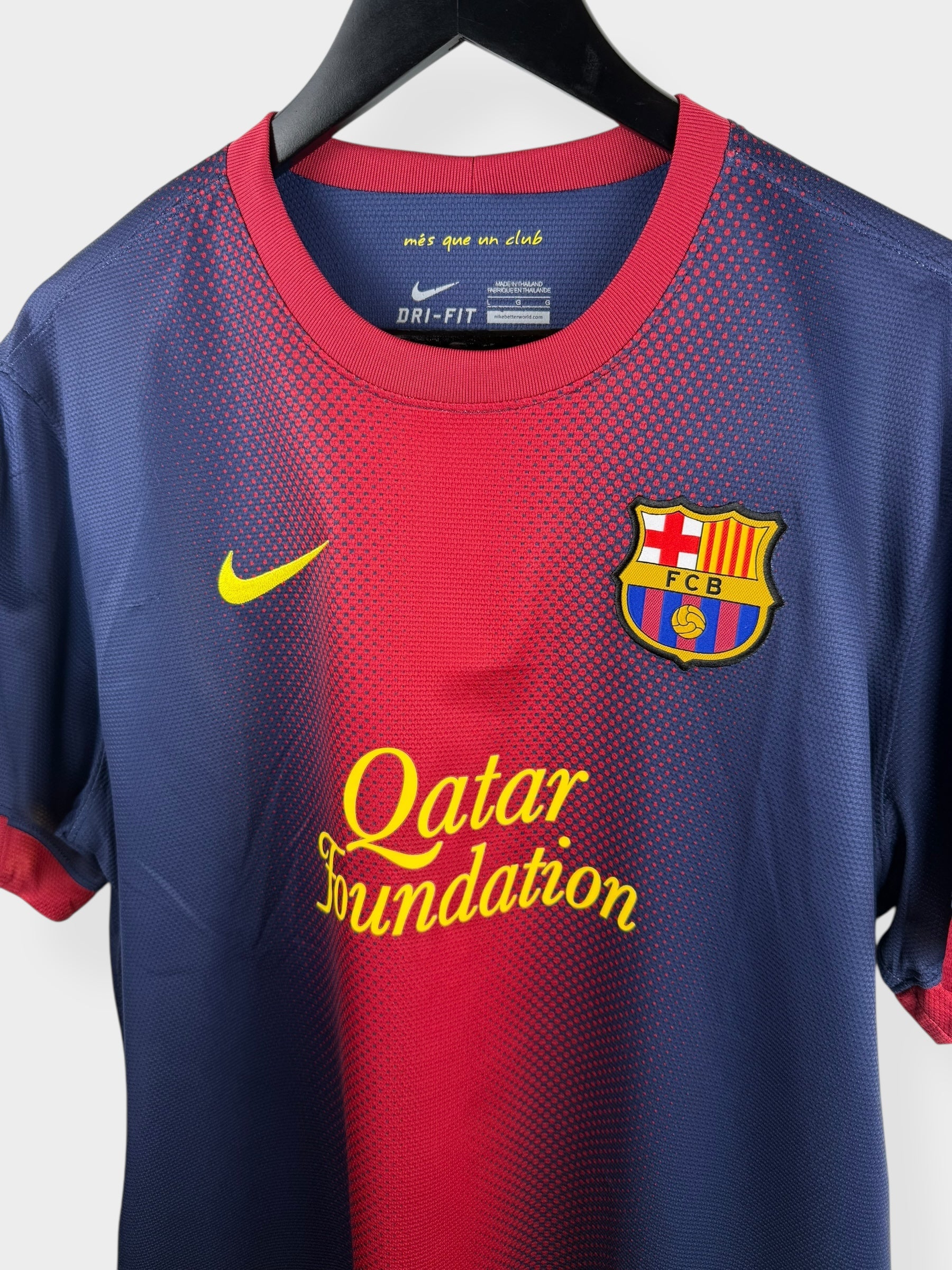2012-13 BARCELONA HOME SHIRT DAVID VILLA #7 L