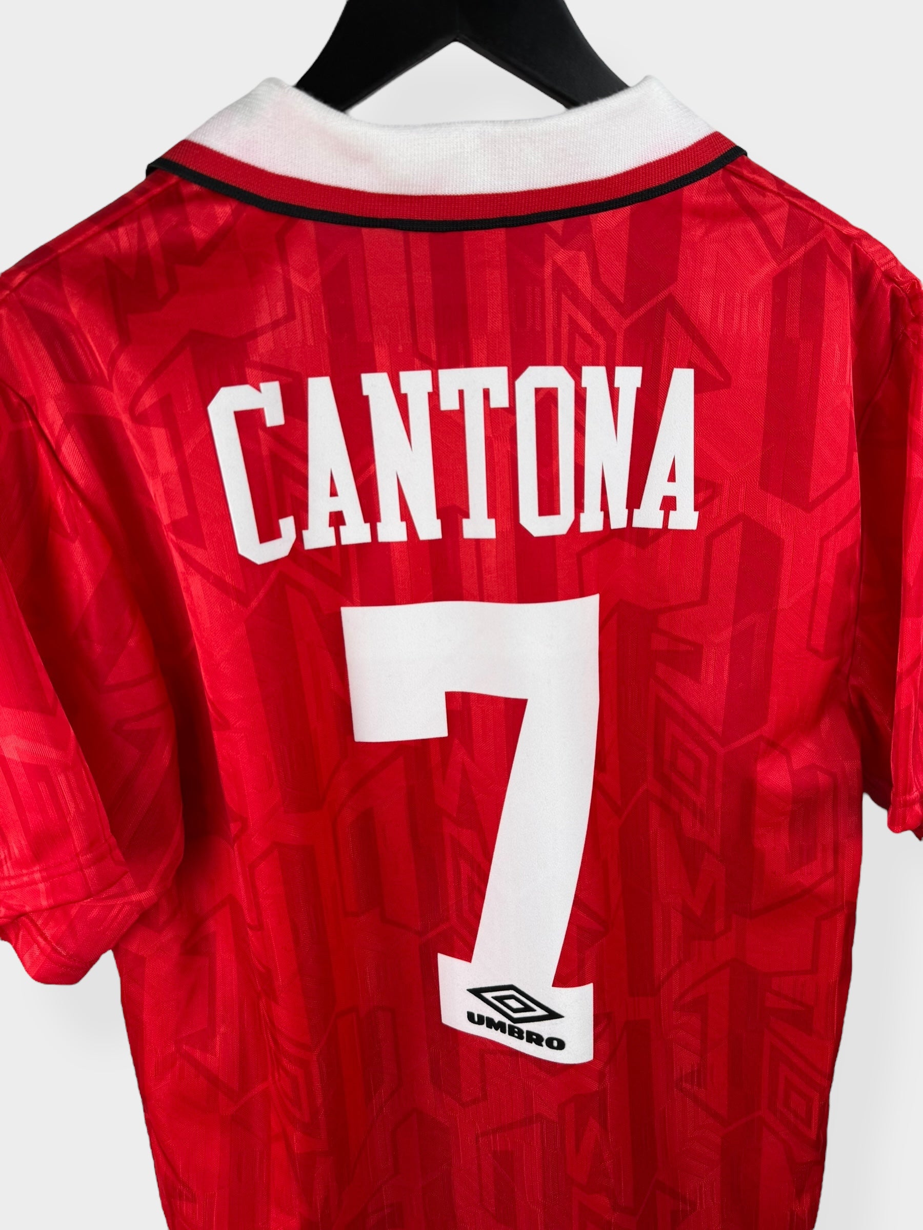 1992-94 MANCHESTER UNITED HOME SHIRT CANTONA #7 M - Authentic Football Club