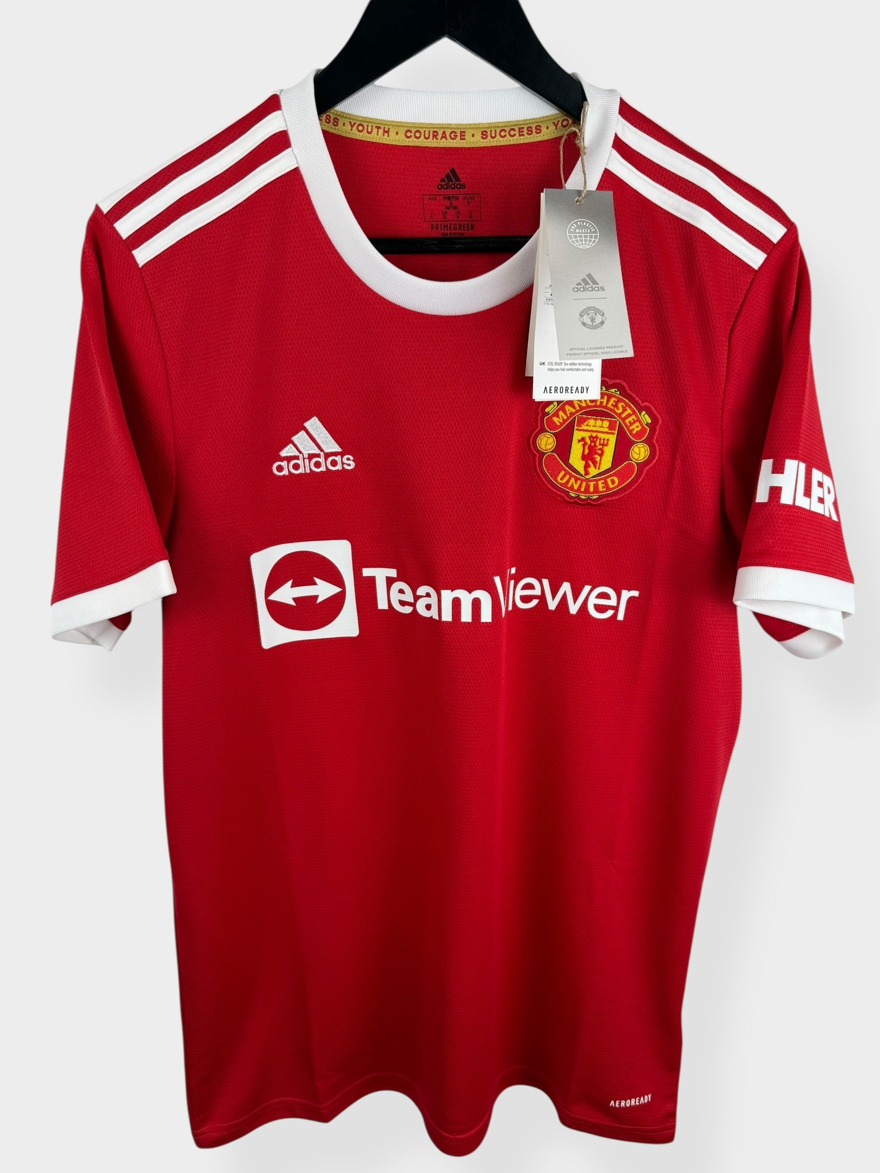 2021-22 MANCHESTER UNITED HOME SHIRT RONALDO #7 M - Authentic Football Club