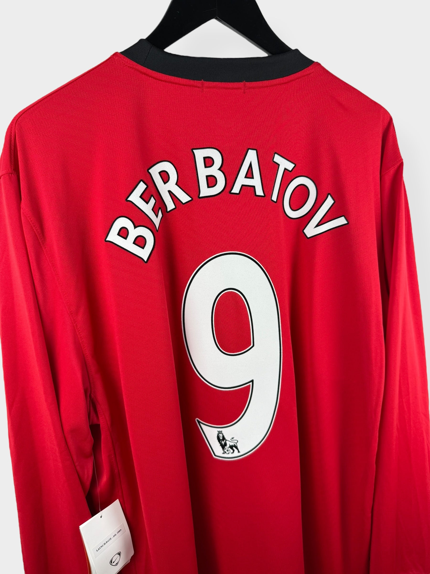2009-10 MANCHESTER UNITED THUISSHIRT BERBATOV #9 XXL LS