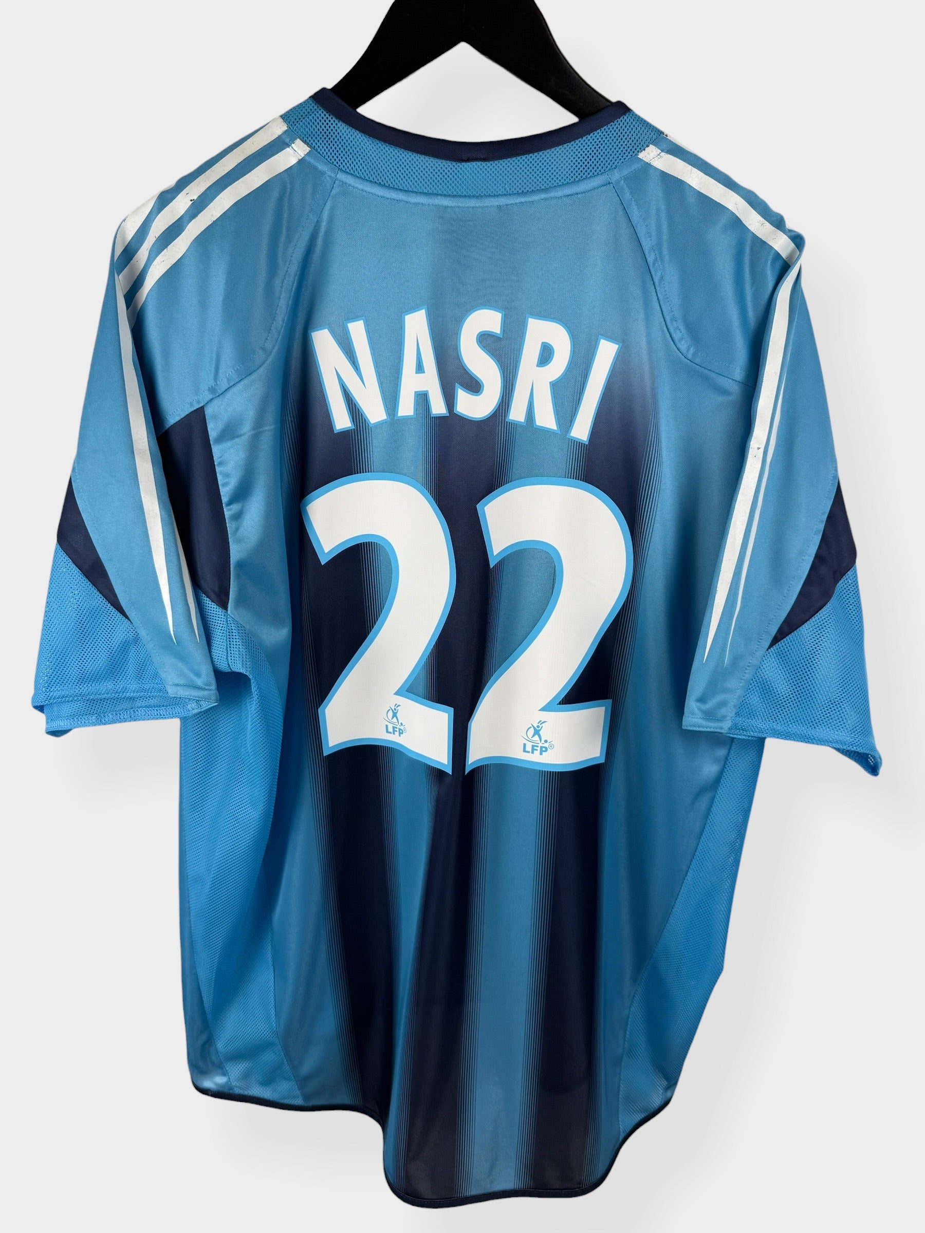 2004-05 OLYMPIQUE MARSEILLE AUSWÄRTSTRIKOT NASRI #22 XL