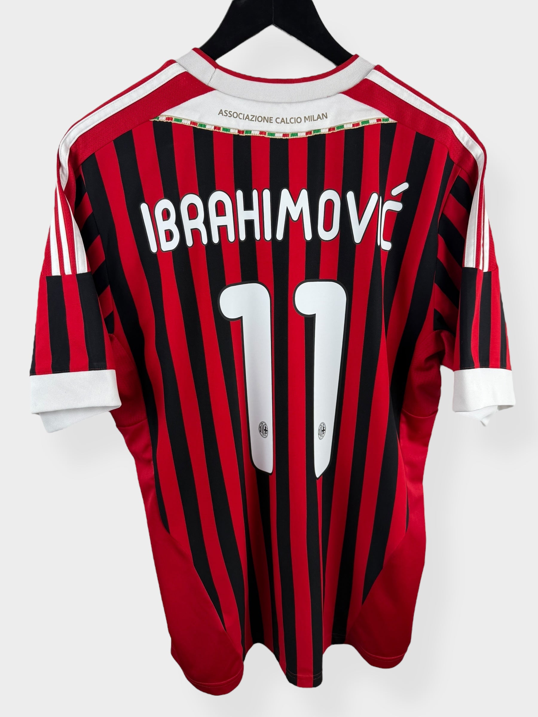 2011-12 AC MILAN HOME SHIRT IBRAHIMOVIC #11 L