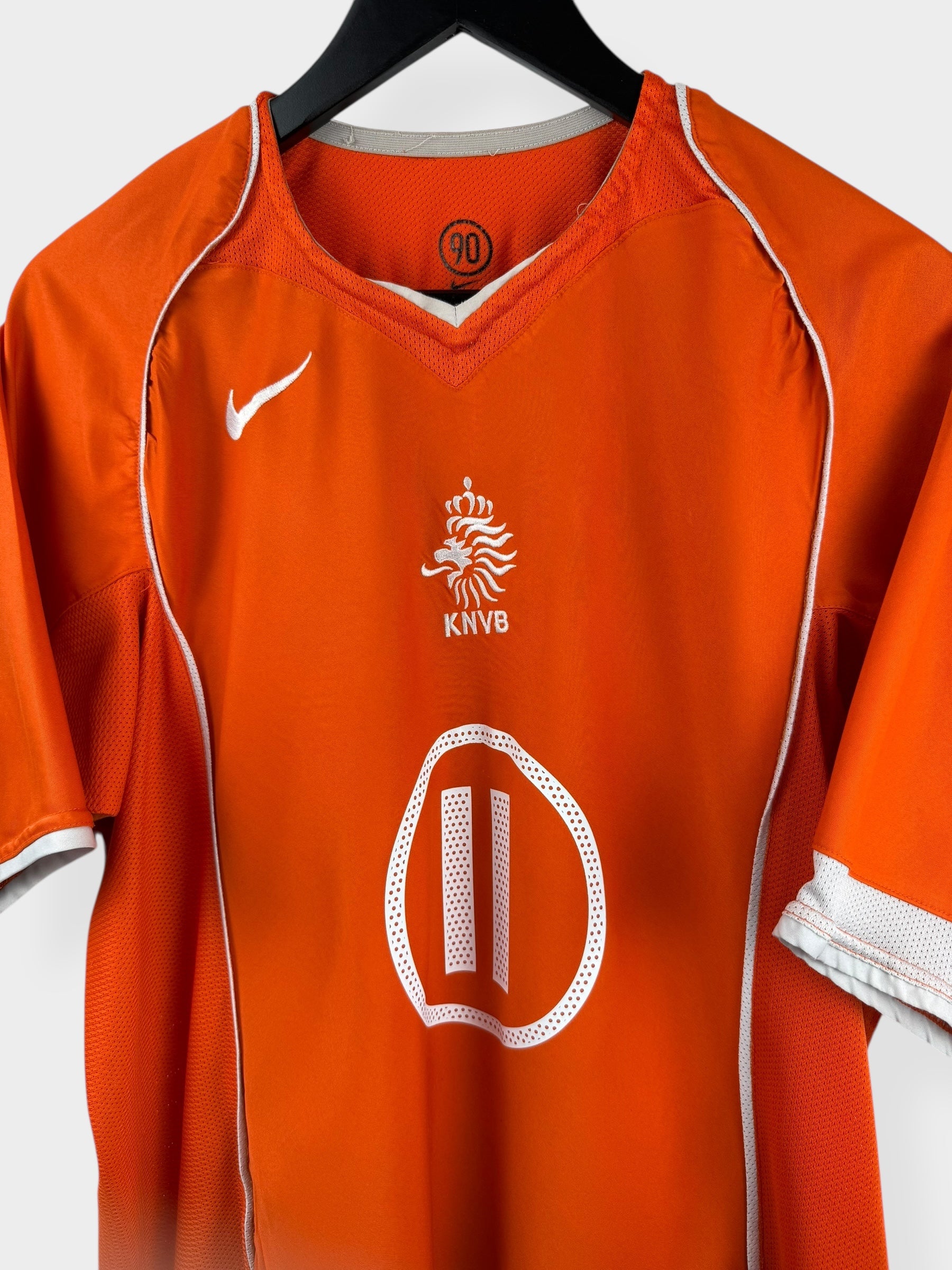 2004-06 NETHERLANDS HOME SHIRT VAN DER VAART #11 XL