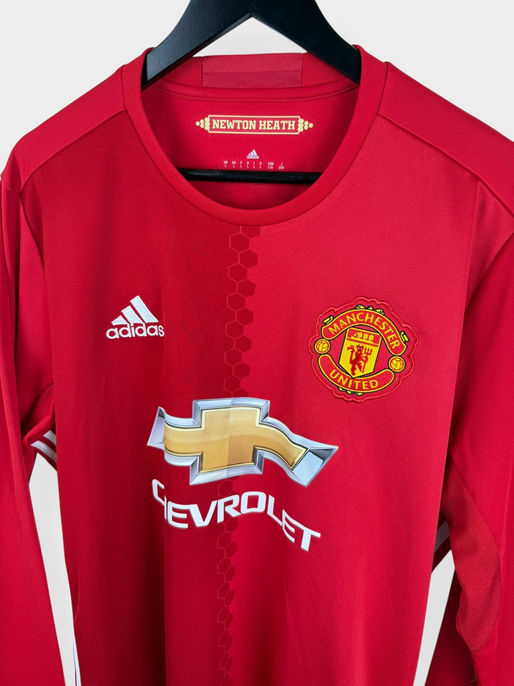 2016-17 MANCHESTER UNITED HOME SHIRT LS ROONEY #10 L