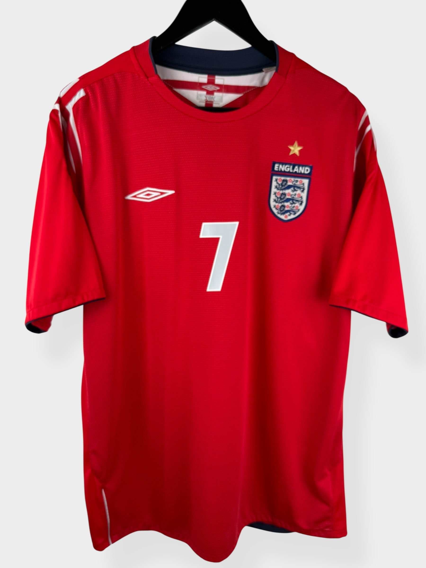 2004-06 ENGLAND AWAY SHIRT BECKHAM #7 XL