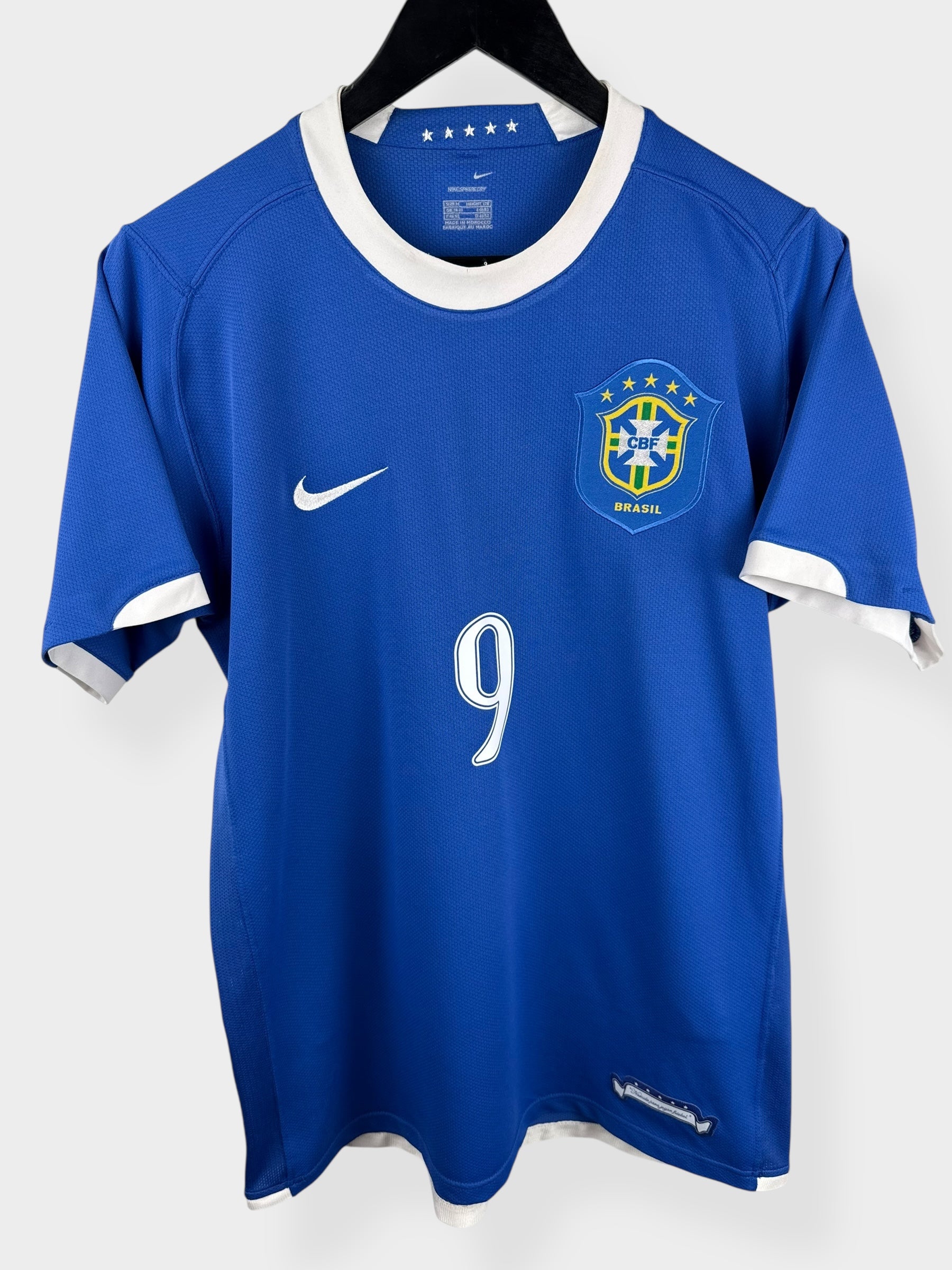 2006-08 Brasilien Auswärtstrikot Ronaldo #9 M