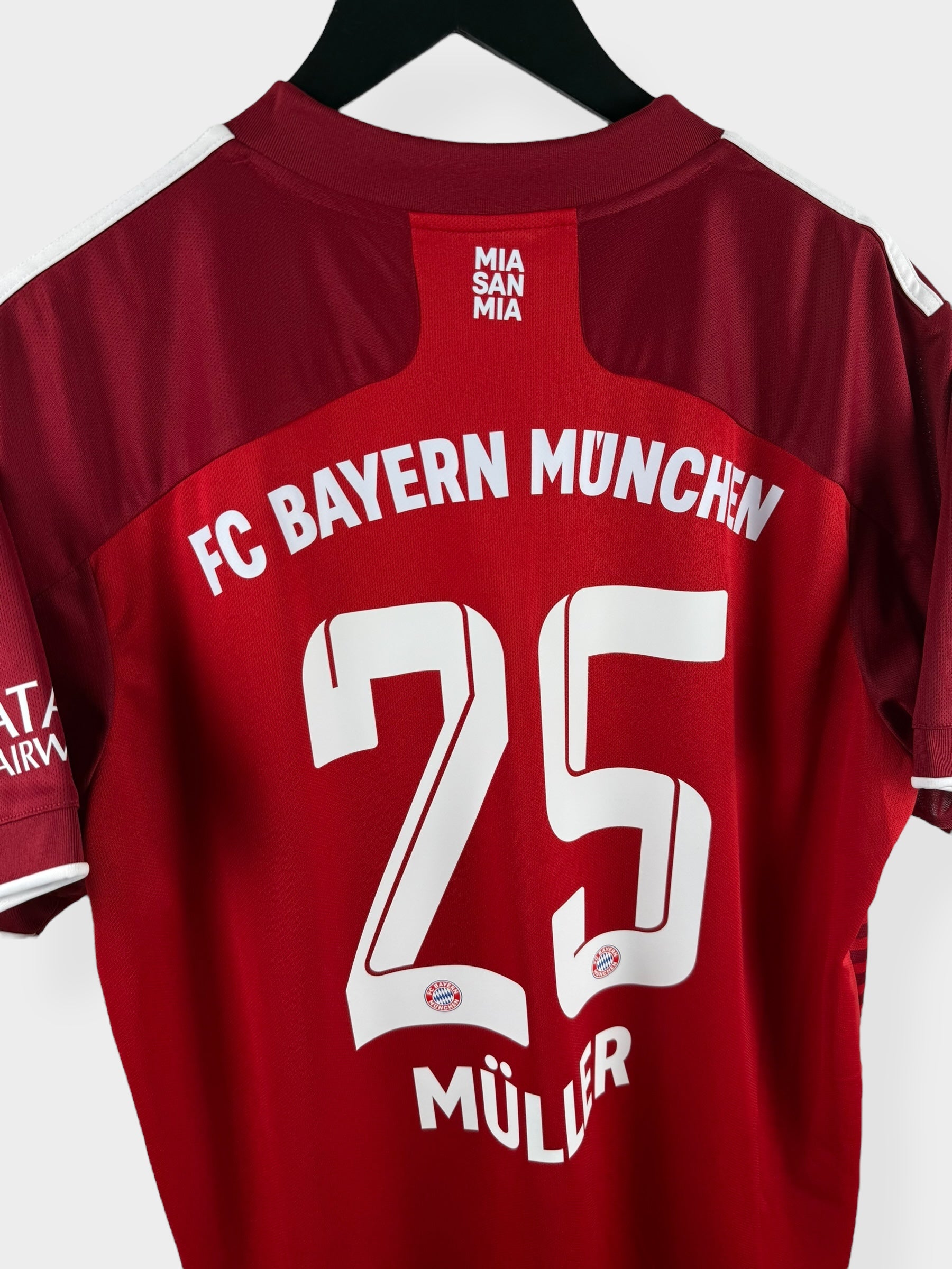 MAILLOT DOMICILE BAYERN MUNICH 2021-22 MULLER #25 XL