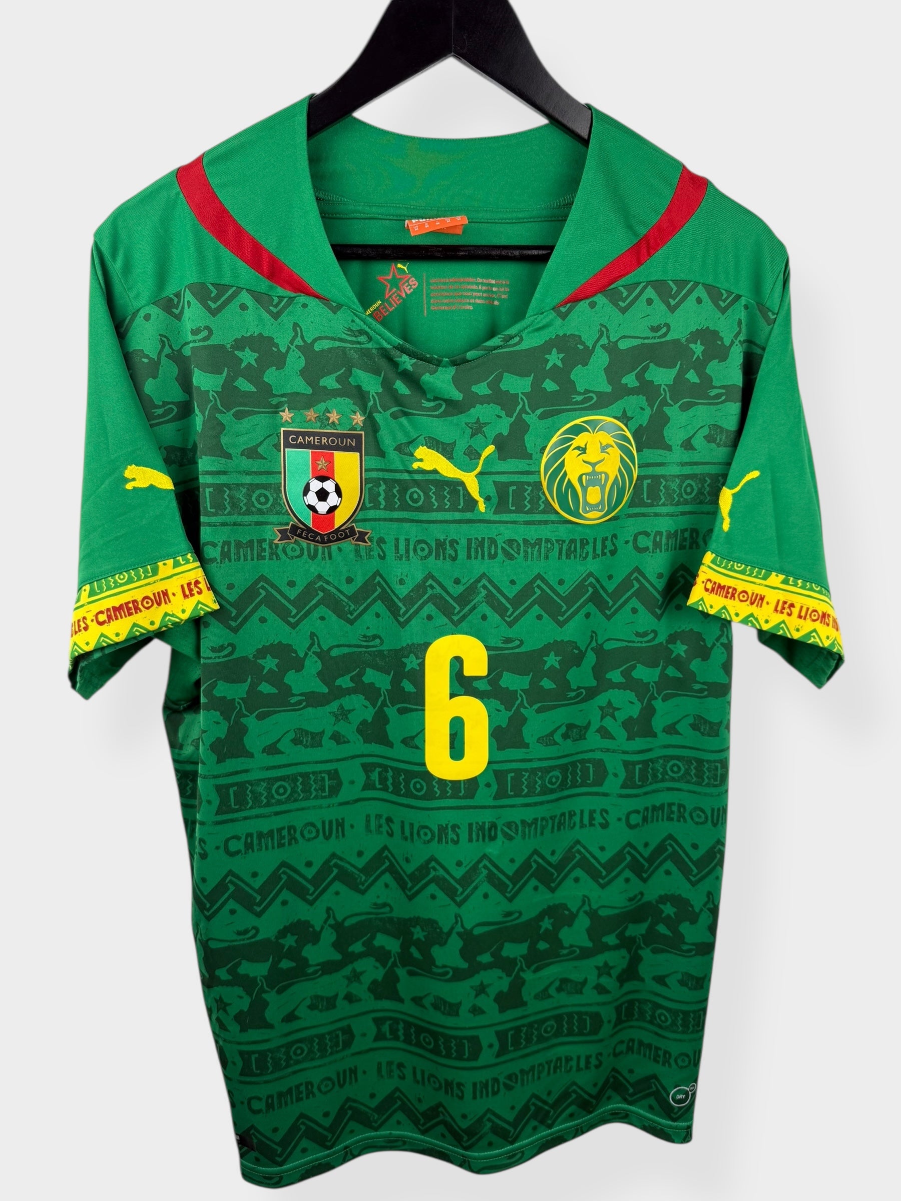 2014-16 KAMEROEN THUISSHIRT SONG #6 M