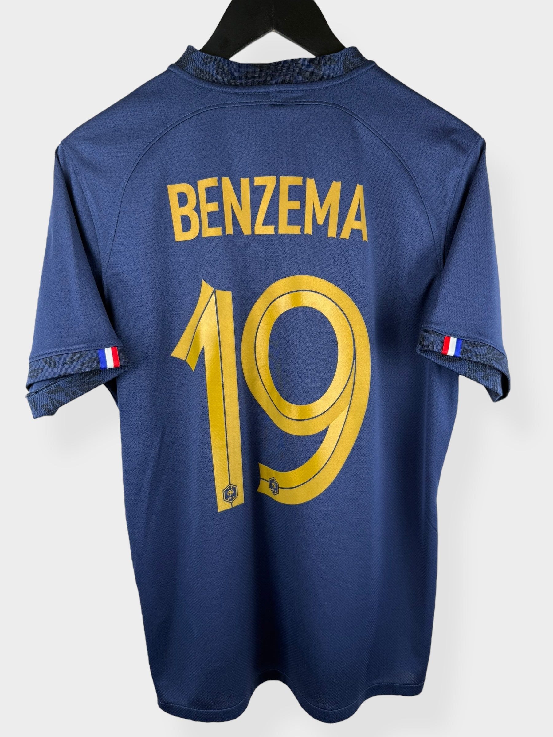 2022-23 FRANCE HOME SHIRT BENZEMA #19 M
