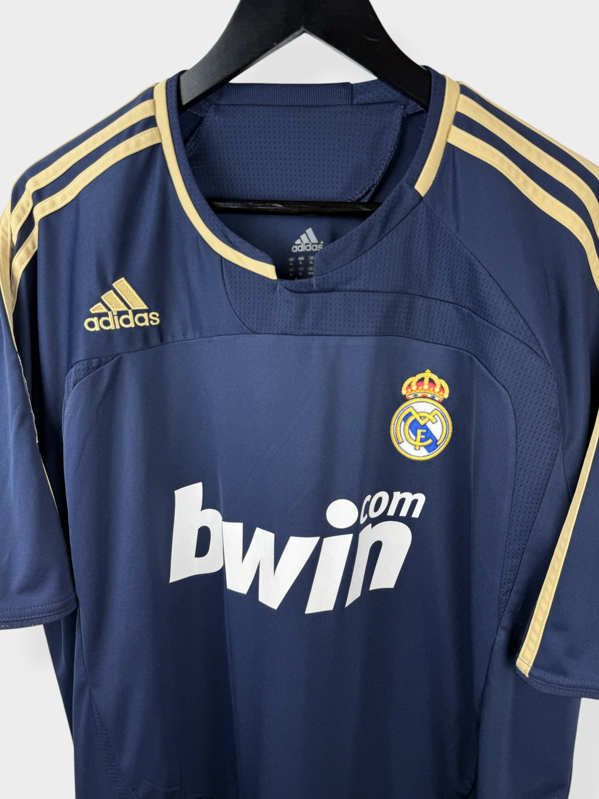 MAILLOT EXTÉRIEUR DU REAL MADRID 2007-08 GUTI.HAZ #14 XL