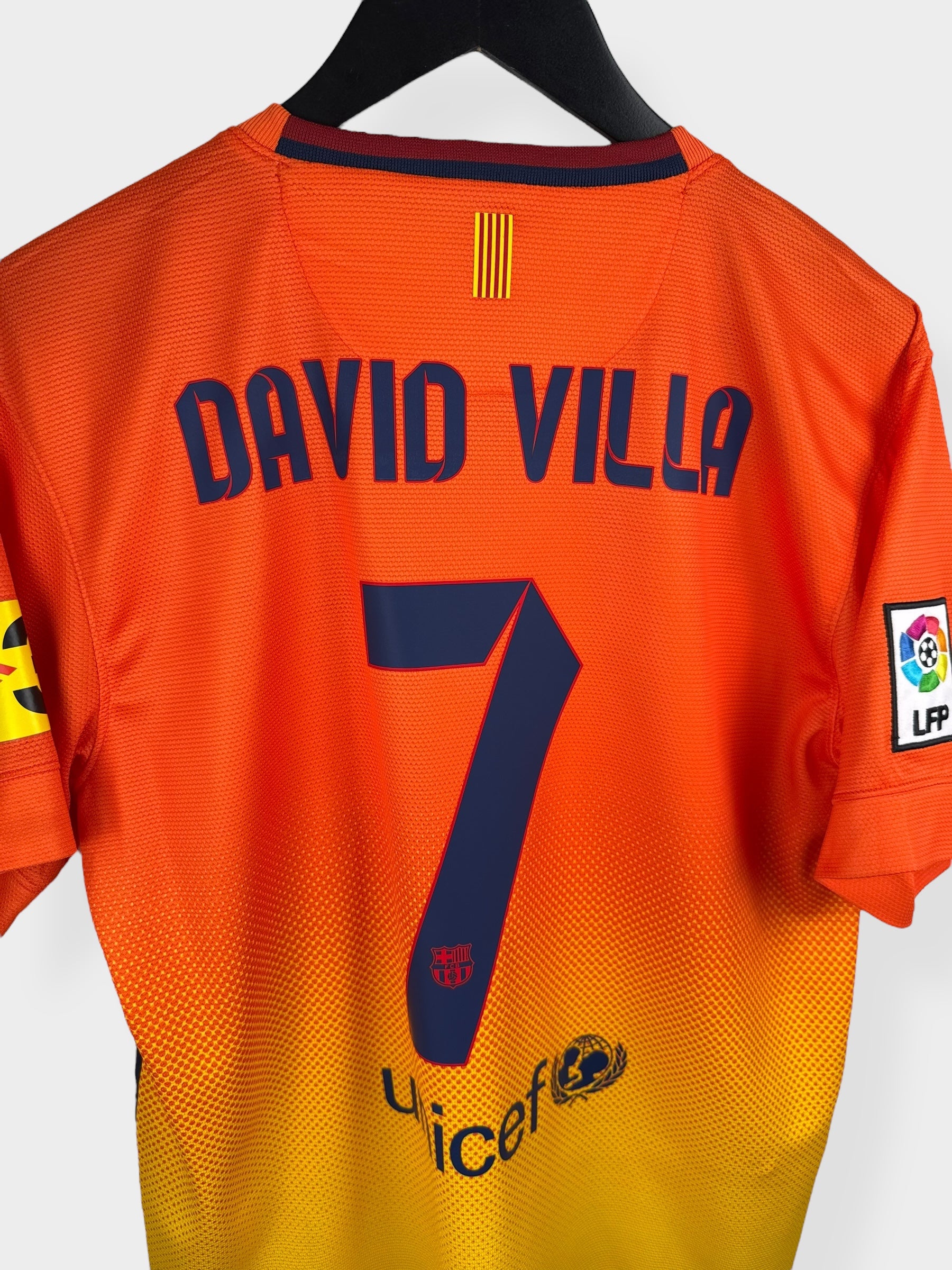 2012-13 BARCELONA AUSWÄRTSTRIKOT DAVID VILLA #7 M