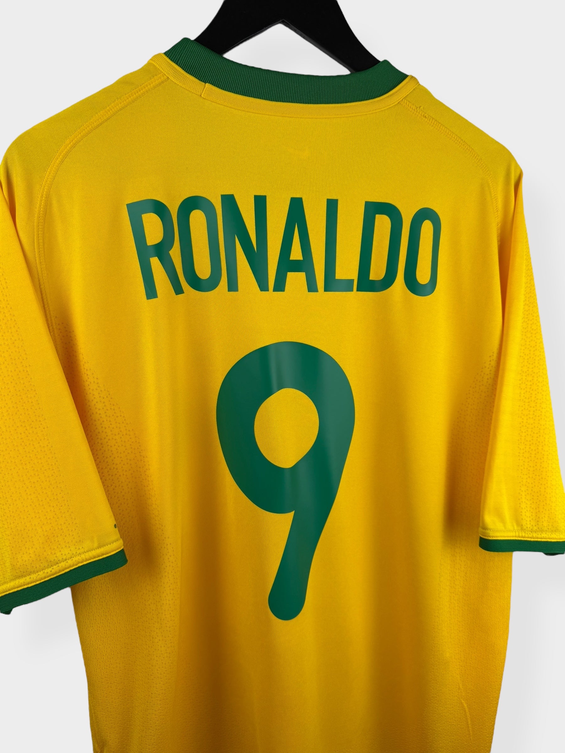 2000-02 BRAZIL HOME SHIRT RONALDO #9 L