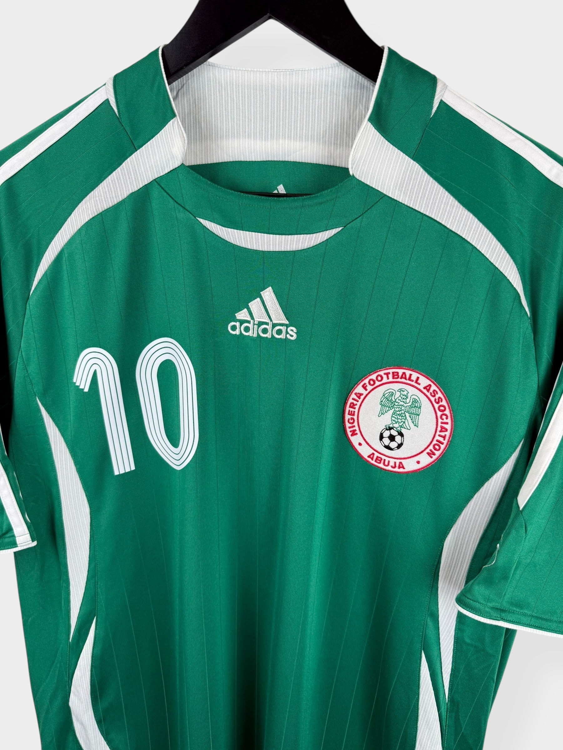 2006-07 NIGERIA HOME SHIRT OKOCHA #10 L - Authentic Football Club