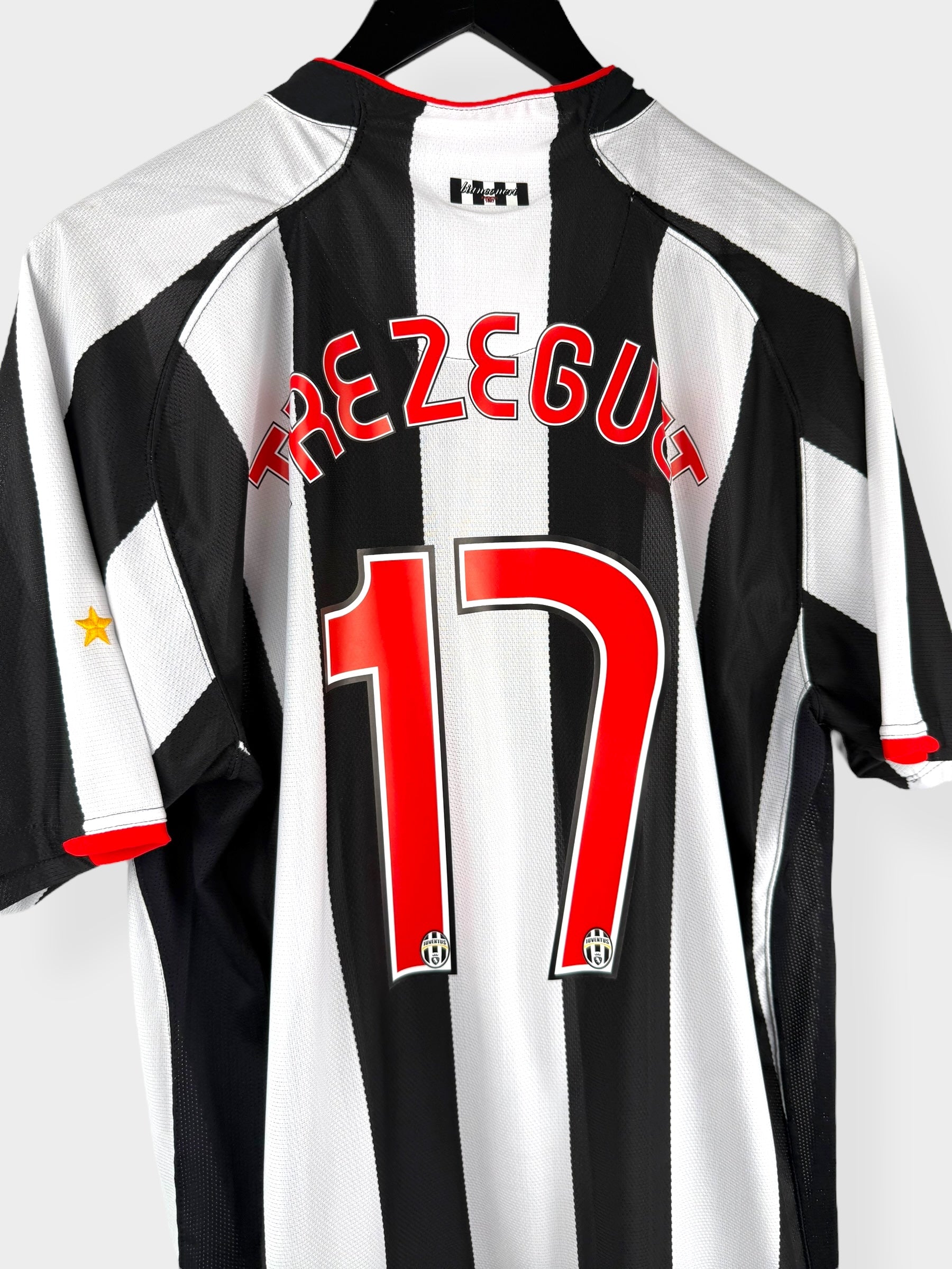 2007-08 JUVENTUS HOME SHIRT TREZEGUET #17 XL