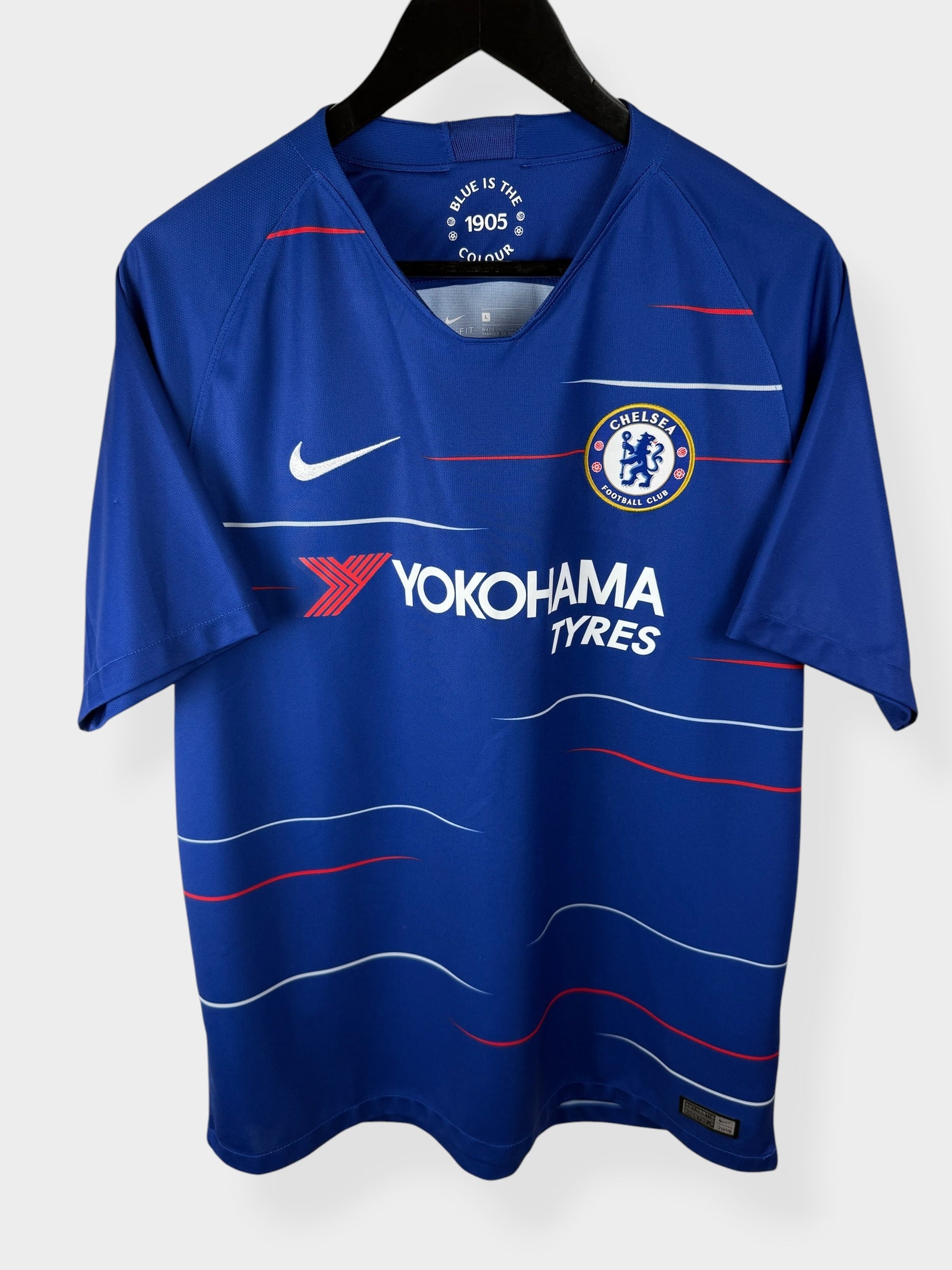 2018-19 CHELSEA HOME SHIRT HAZARD #10 L