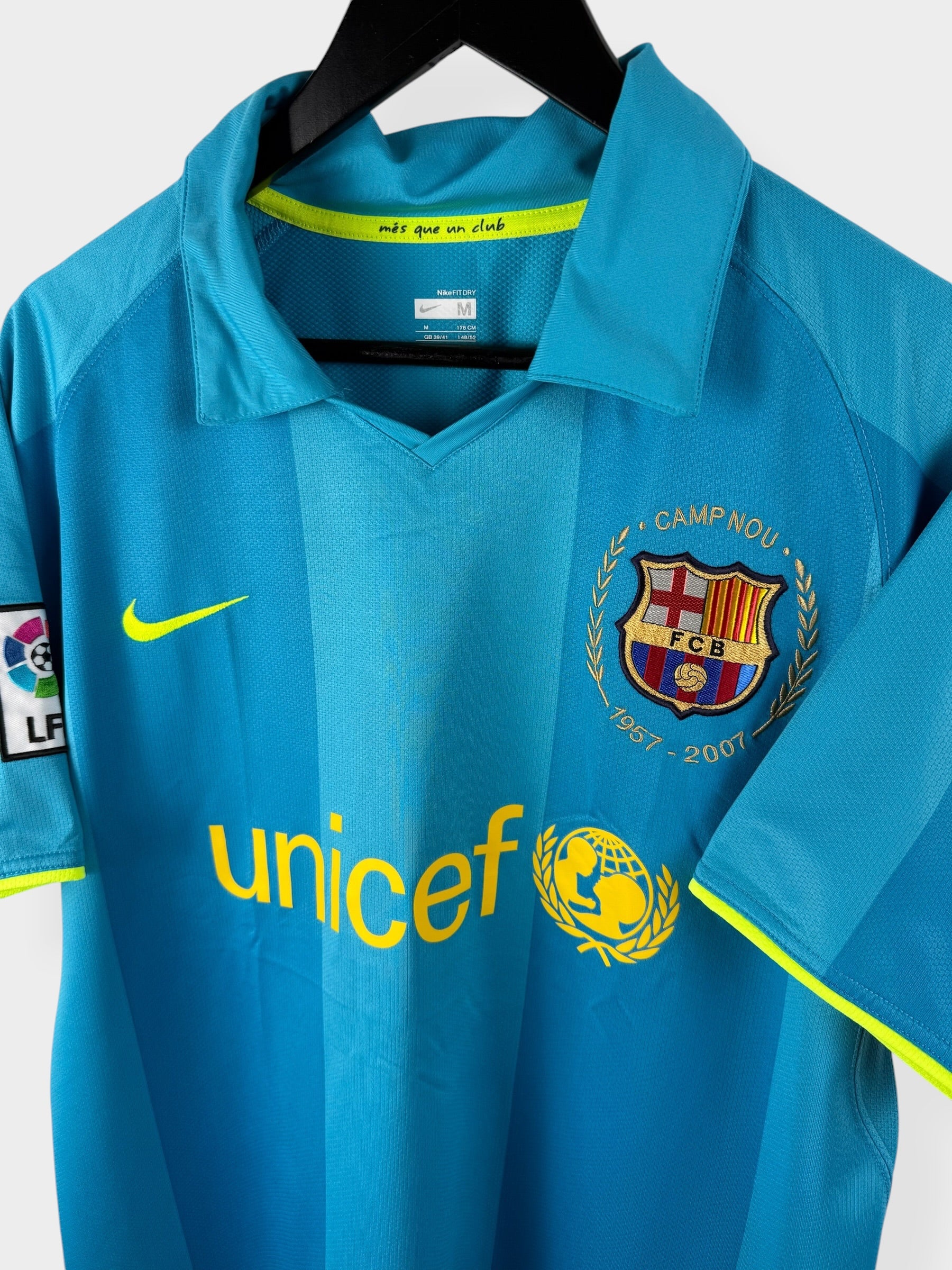 2007-08 BARCELONA AUSWÄRTSTRIKOT RONALDINHO #10 M