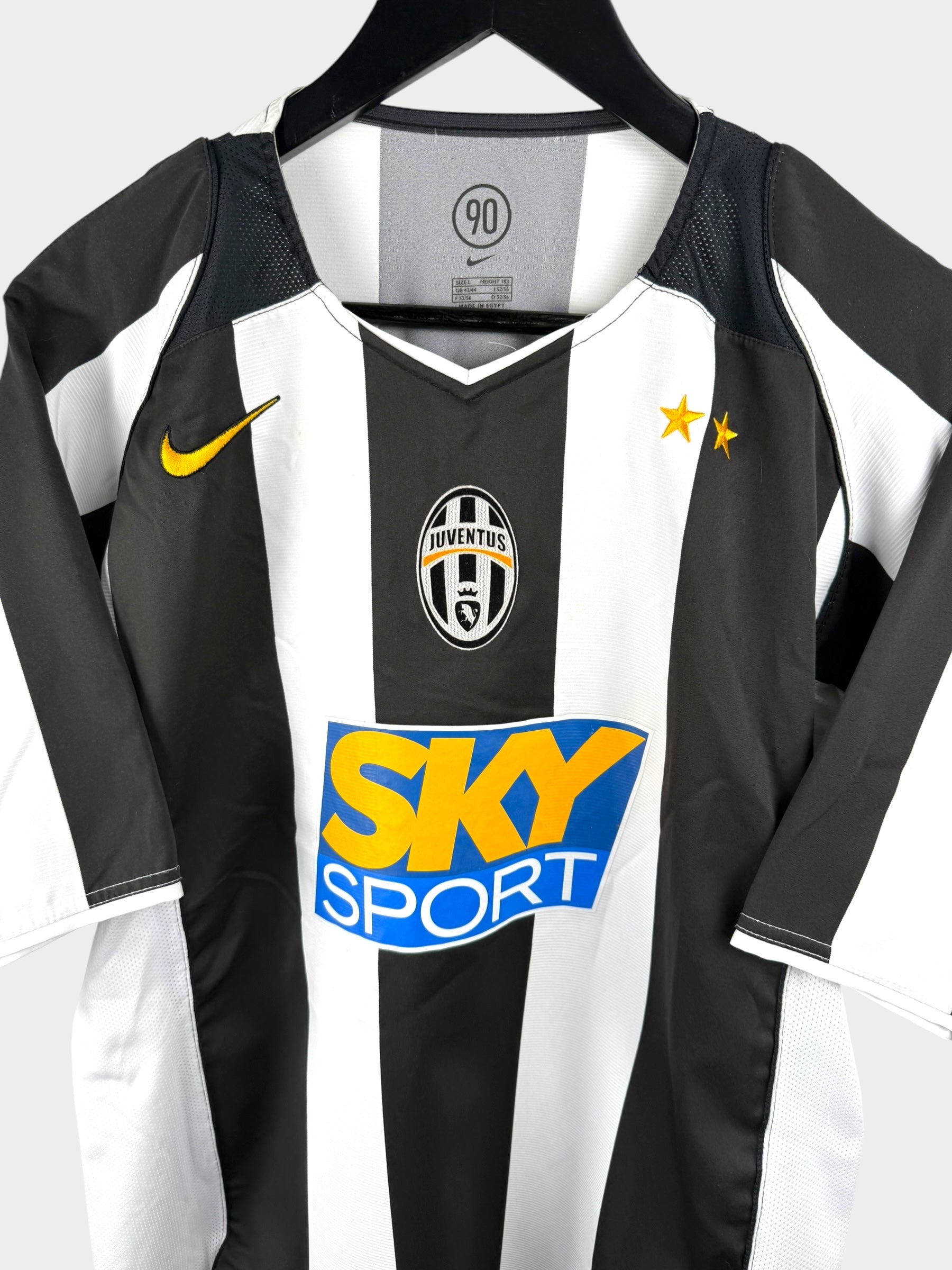 2004-05 JUVENTUS HOME SHIRT DEL PIERO #10 L - Authentic Football Club