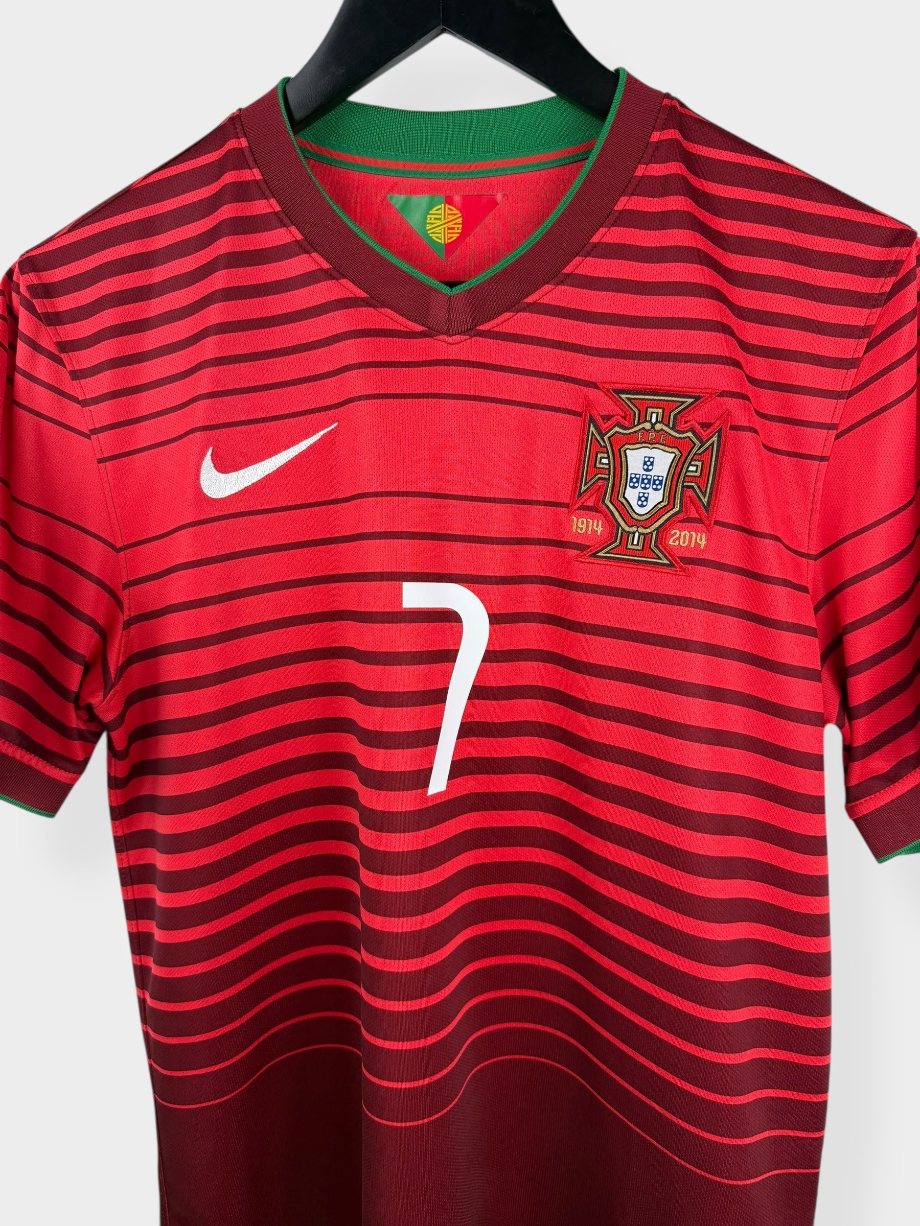 2014-15 PORTUGAL HOME SHIRT RONALDO #7 S