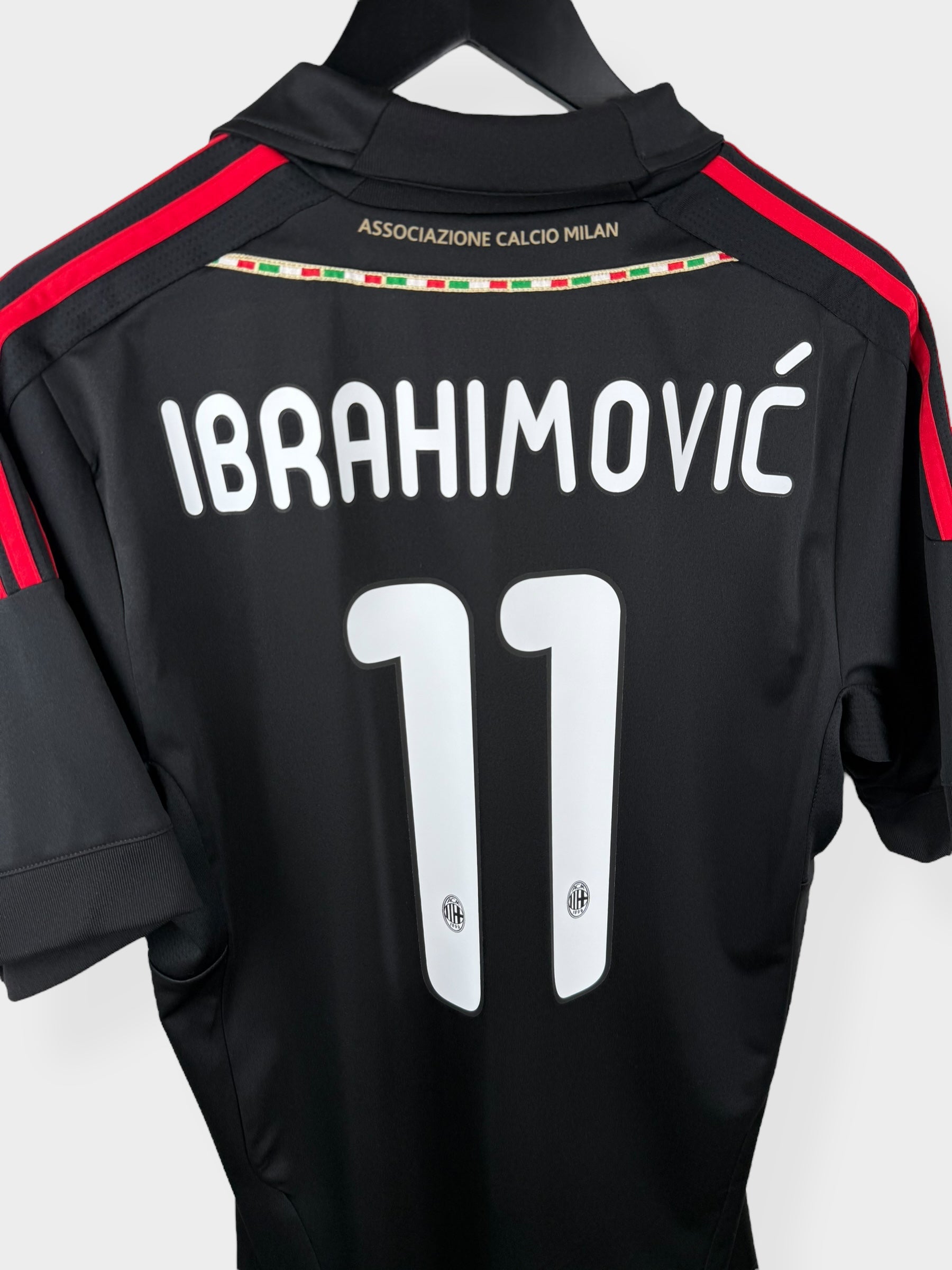 2011-12 AC MILAN DERDE SHIRT IBRAHIMOVIC #11 M