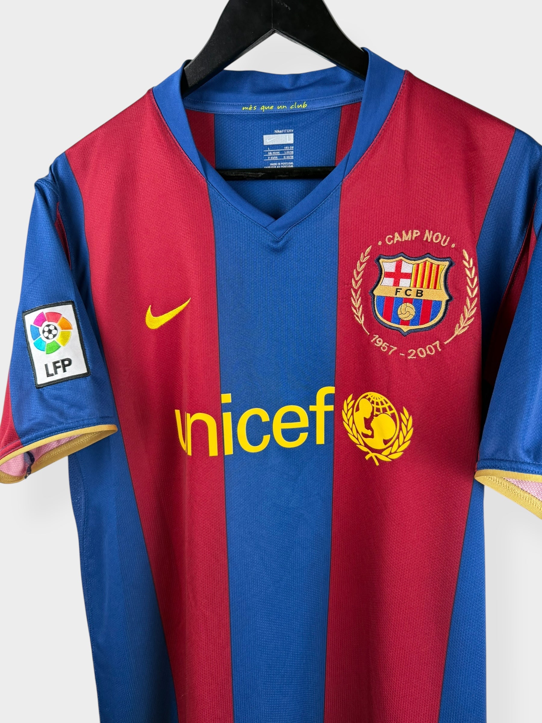2007-08 BARCELONA THUISSHIRT MESSI #19 L