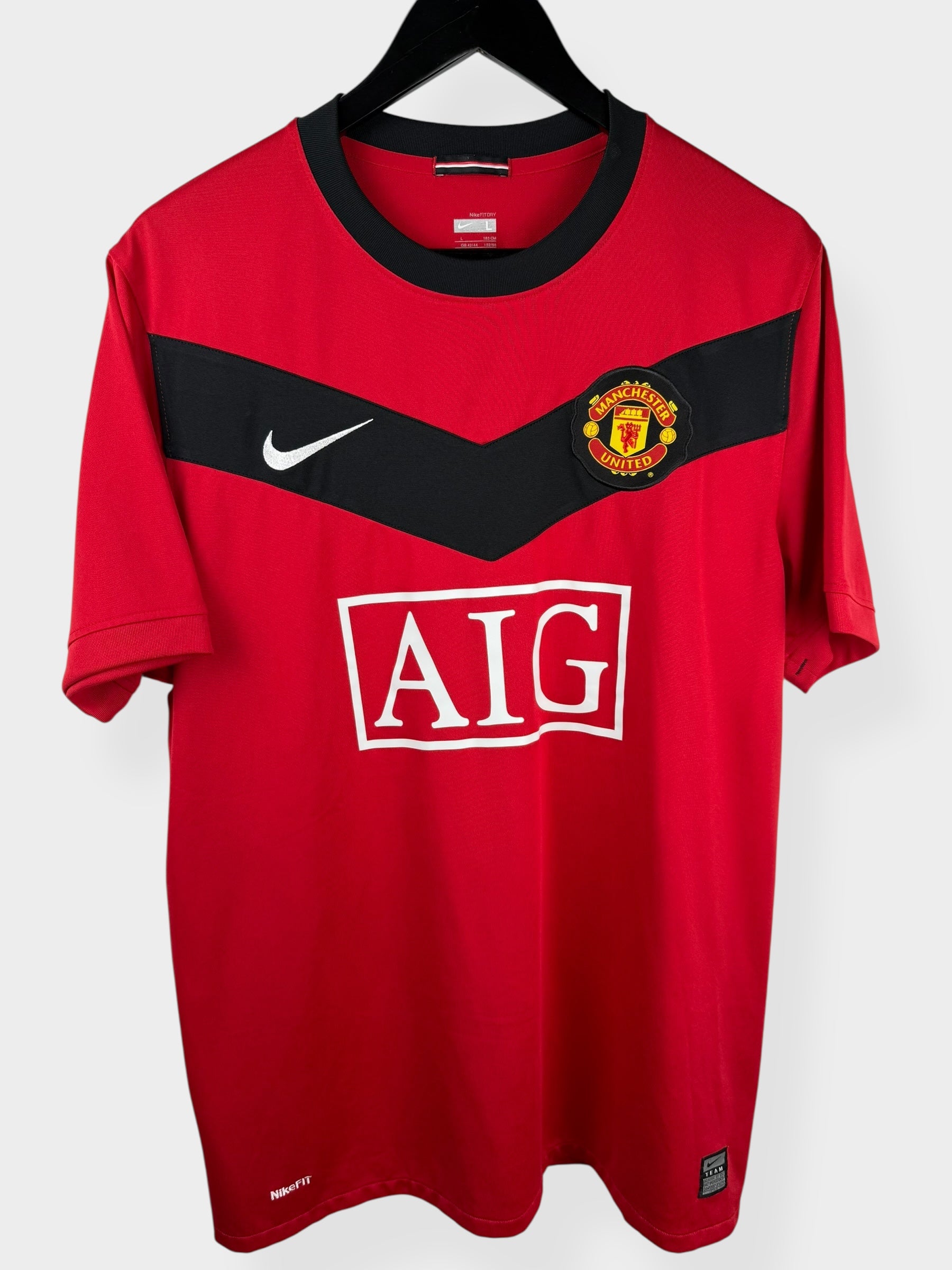 2009-10 MANCHESTER UNITED THUISSHIRT SCHOLES #18 L