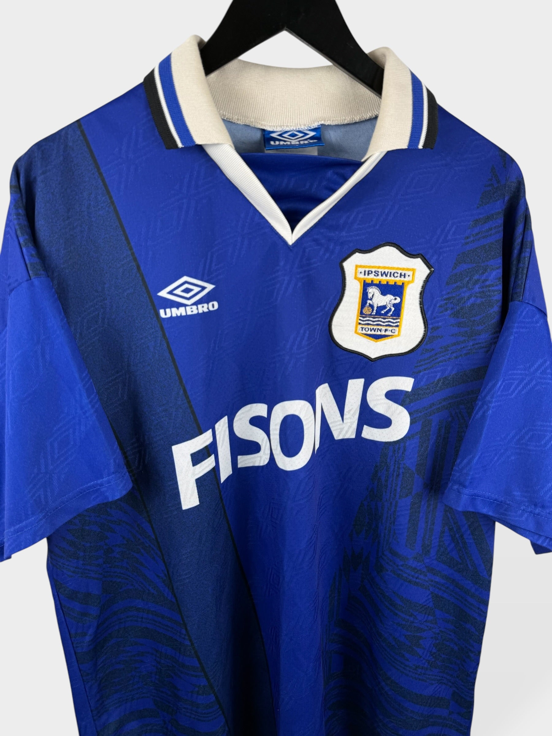1994-95 IPSWICH TOWN HOME SHIRT #10 XL
