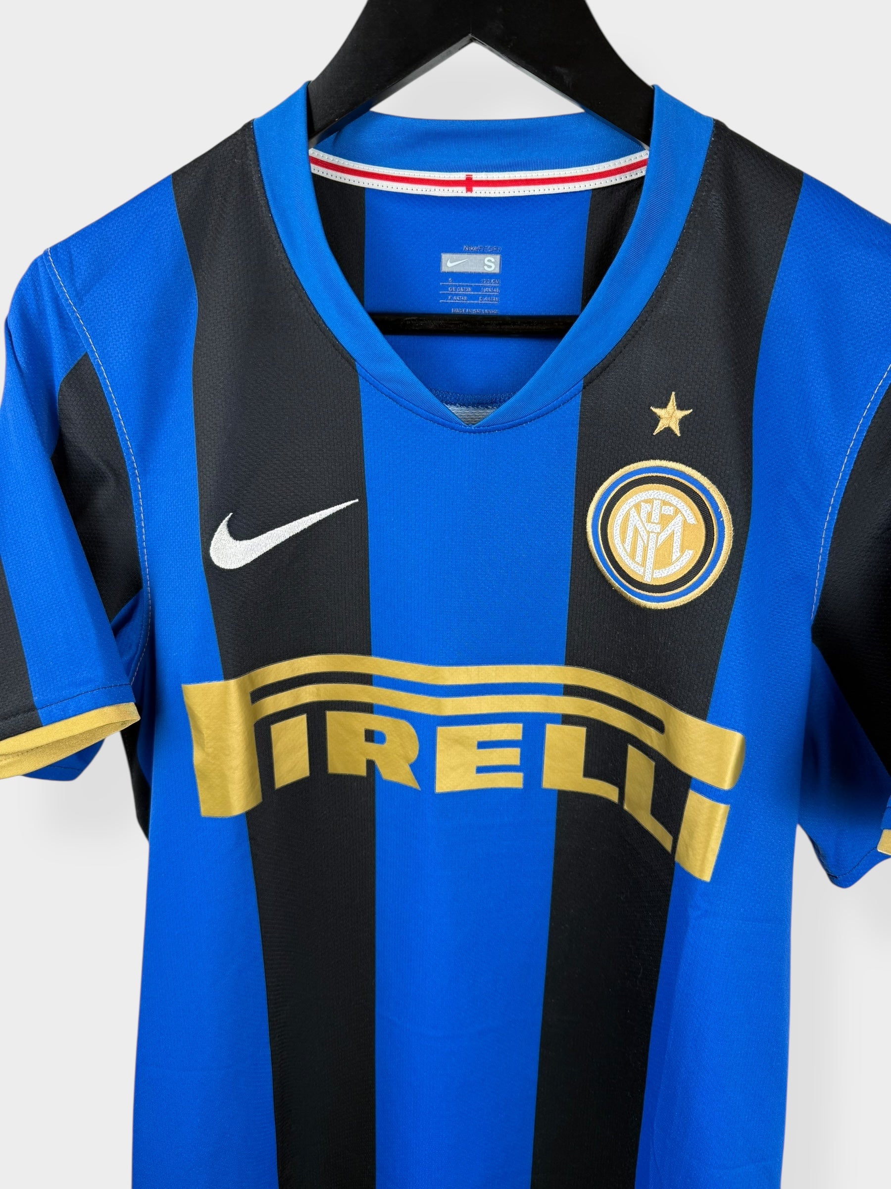 2008-09 INTER MILAN THUISSHIRT ADRIANO #10 S