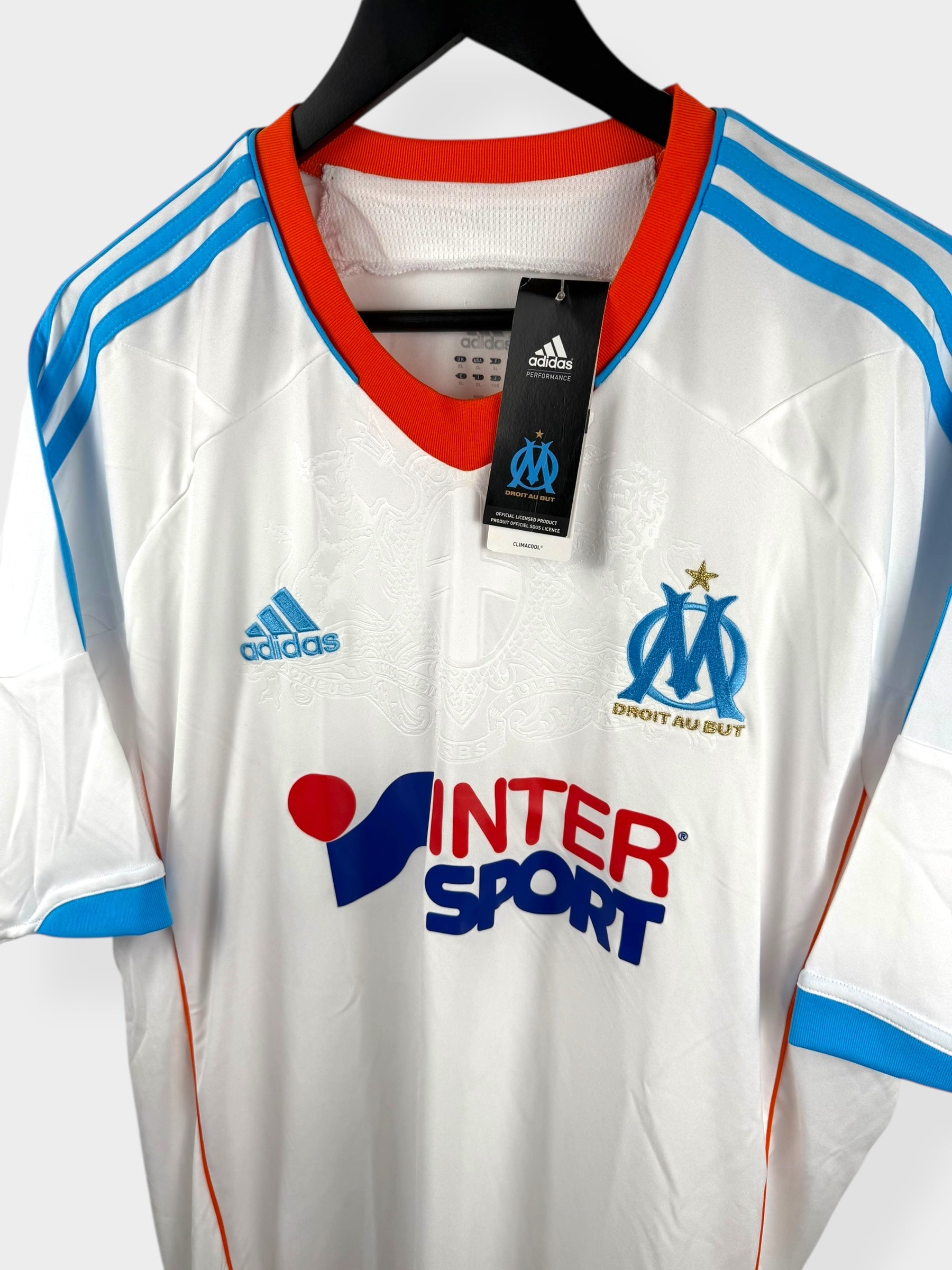 2012-13 OLYMPIQUE MARSEILLE HOME SHIRT XL - Authentic Football Club