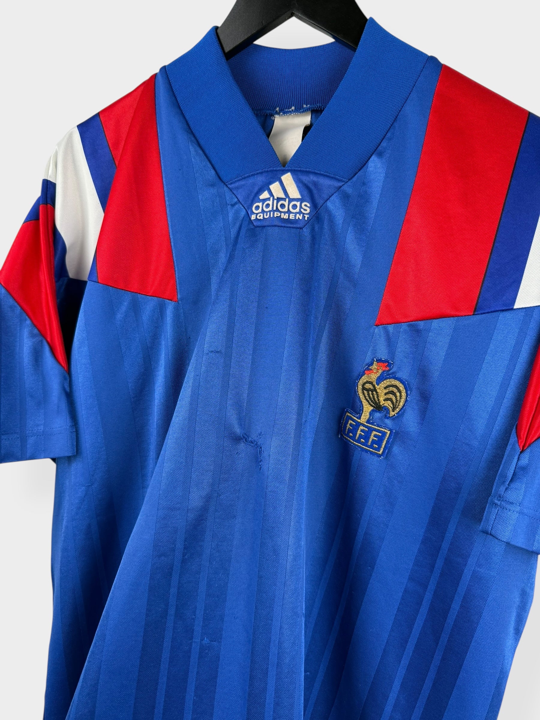 1992-93 FRANCE HOME SHIRT XL - Authentic Football Club