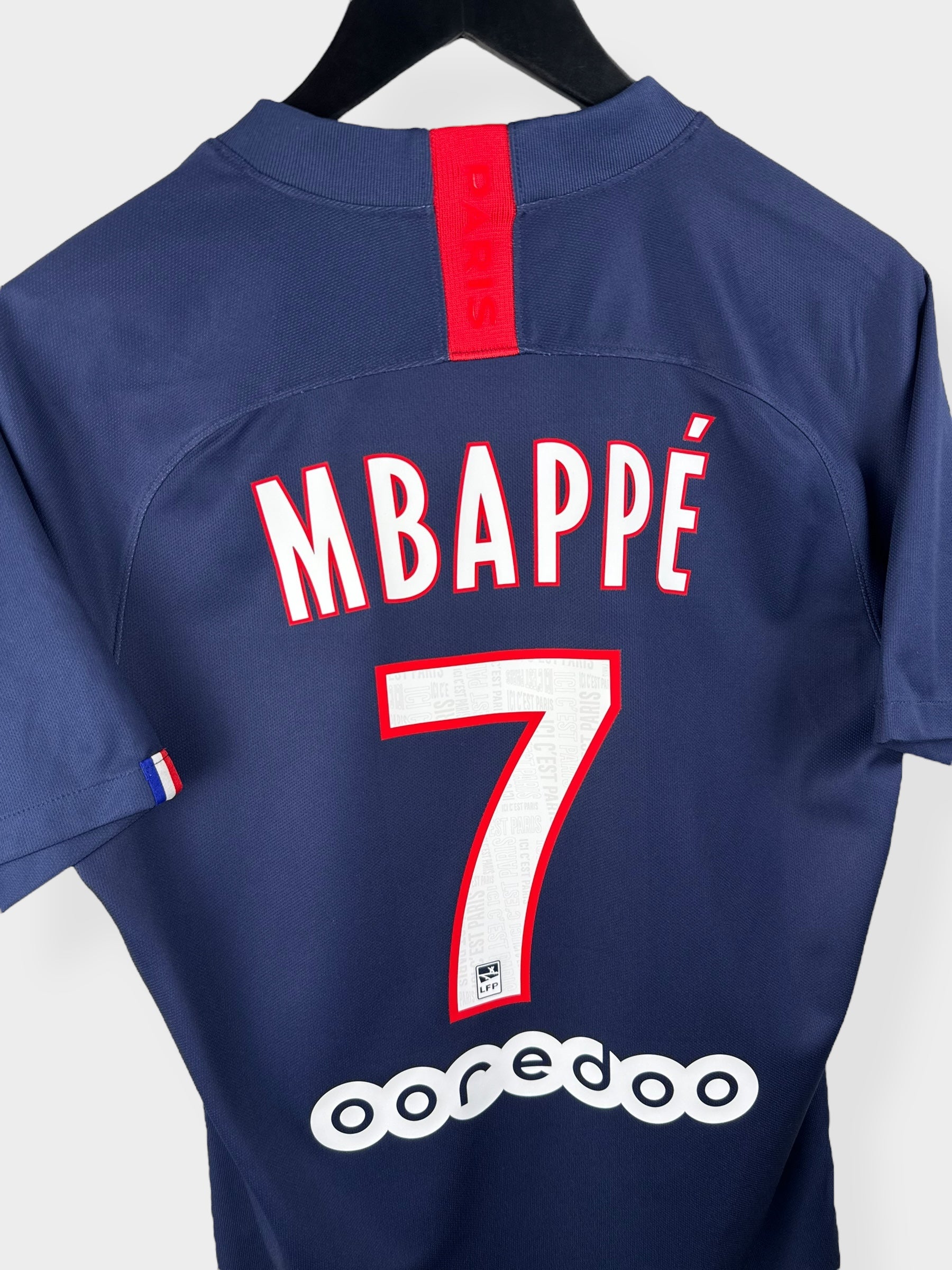 2019-20 PARIS SAINT-GERMAIN HOME SHIRT MBAPPE #7 M - Authentic Football Club