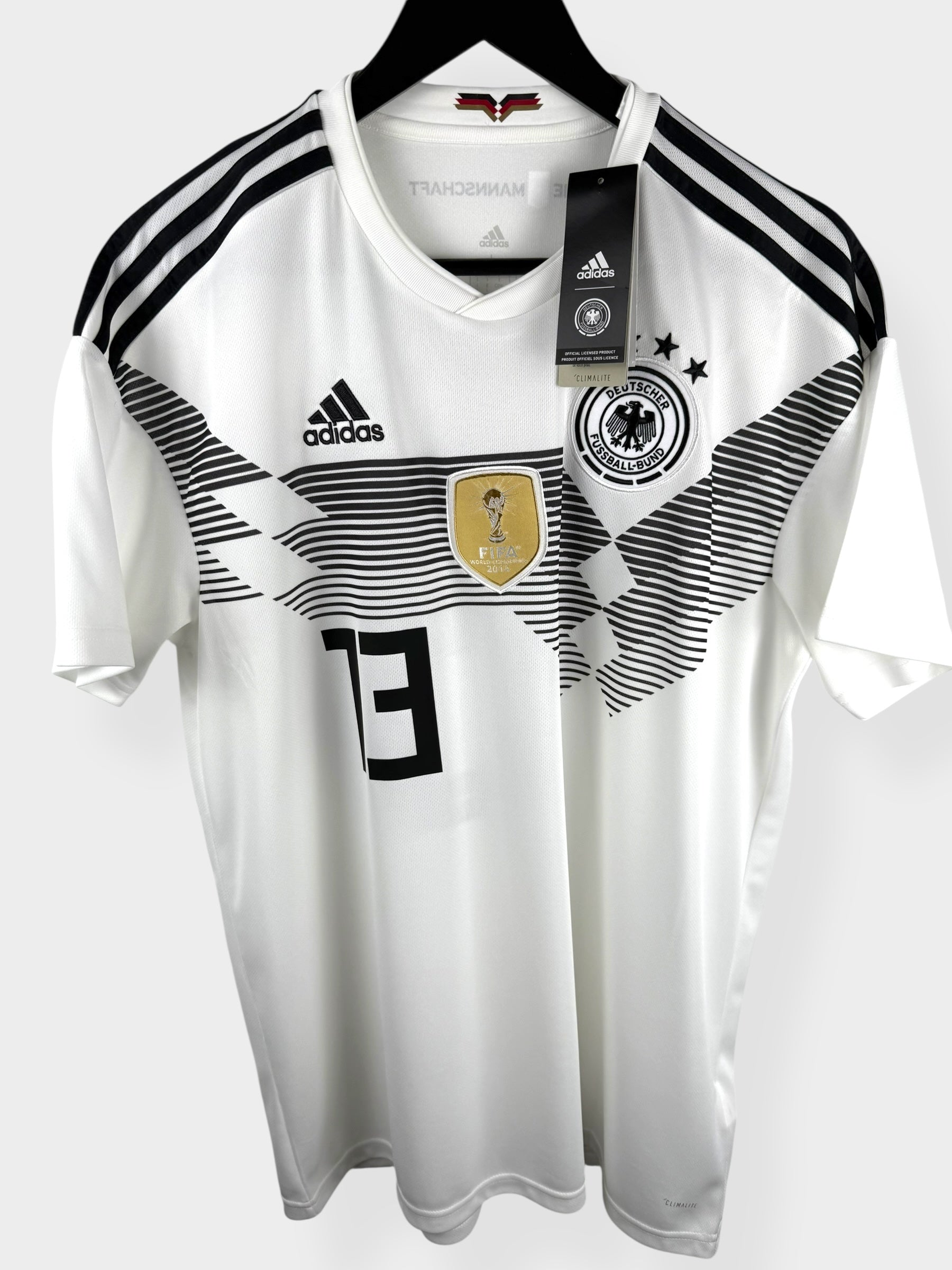 2020-21 GERMANY HOME SHIRT MULLER #25 XL - Authentic Football Club