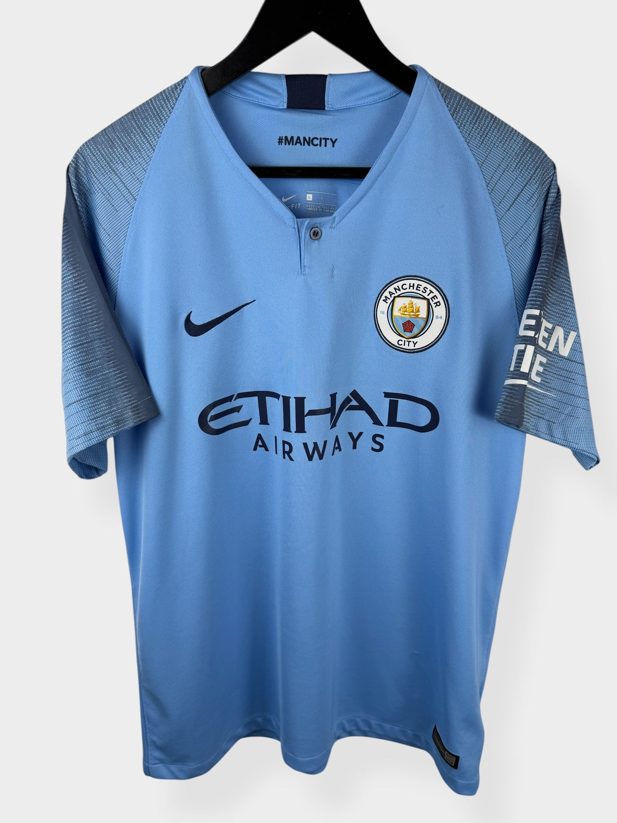 2018-19 MANCHESTER CITY HEIMTRIKOT DE BRUYNE #17 L