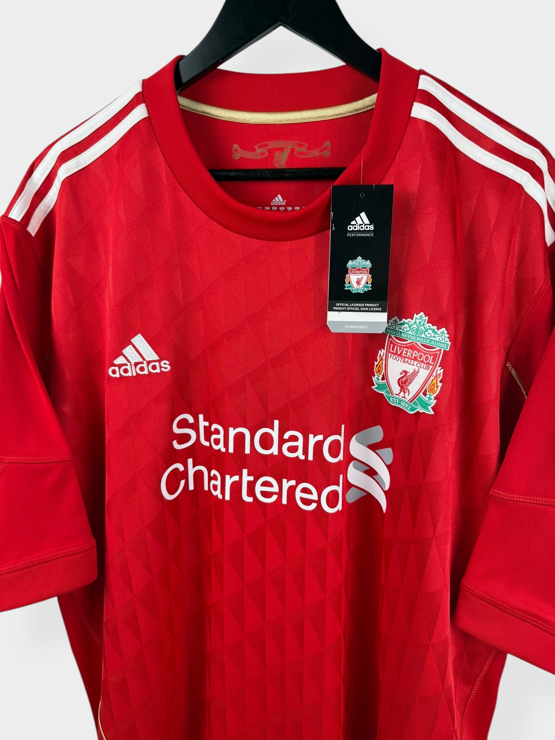 2011-12 LIVERPOOL HOME SHIRT GERRARD #8 XXL - Authentic Football Club