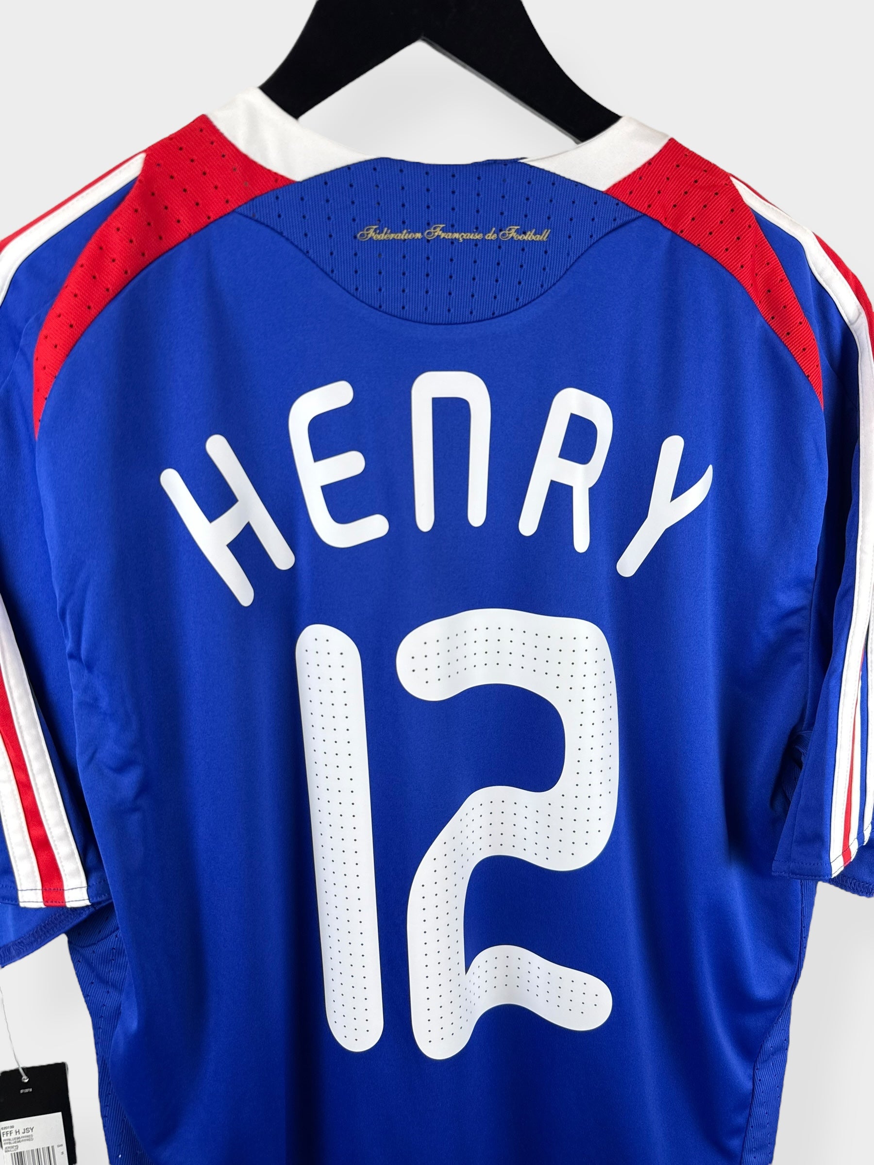 2007-08 FRANCE HOME SHIRT HENRY #12 L