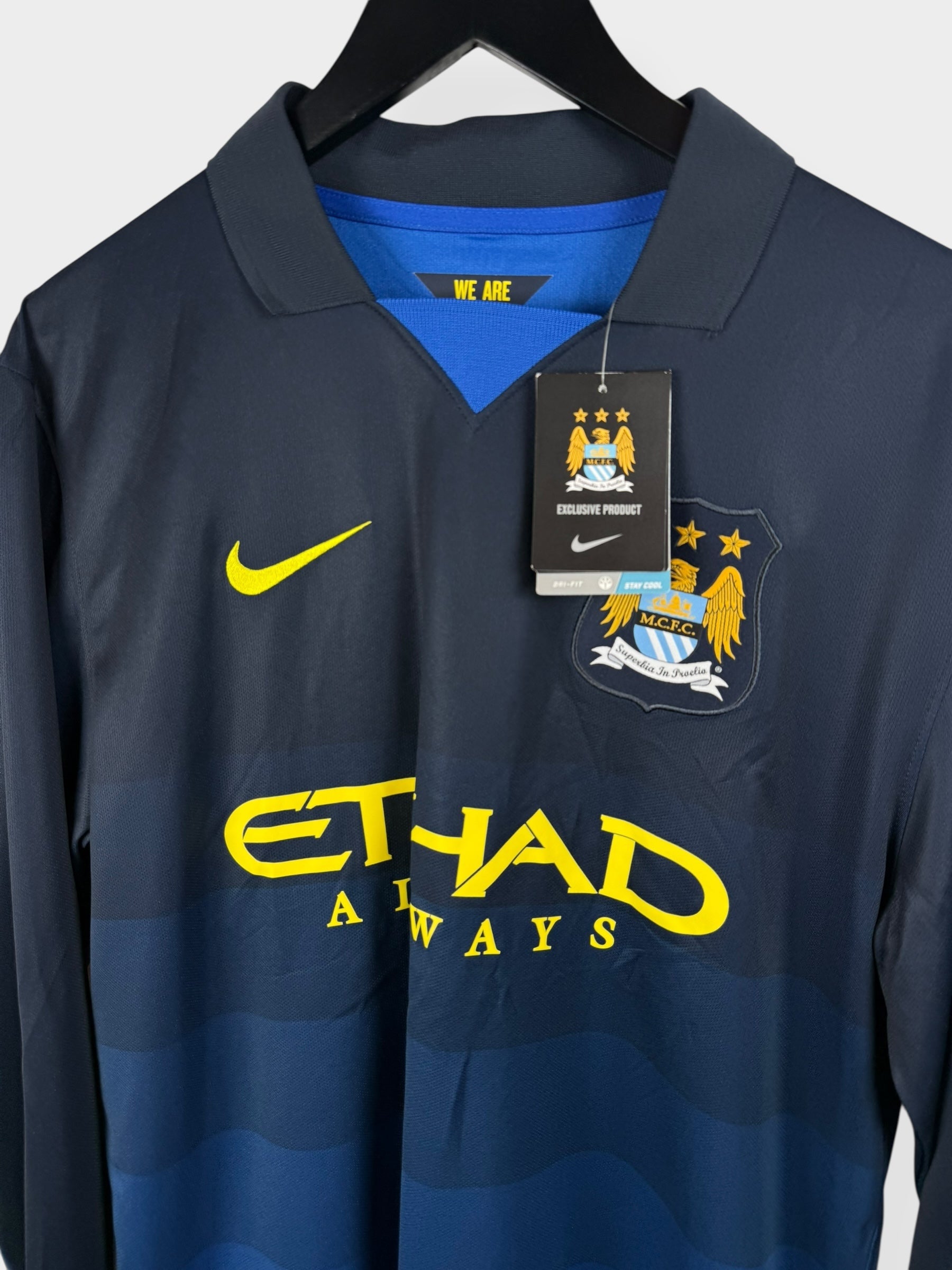 MAILLOT EXTÉRIEUR MANCHSTER CITY 2014-15 ML MANCHETTE LONGUE TOURE YAYA #42 L