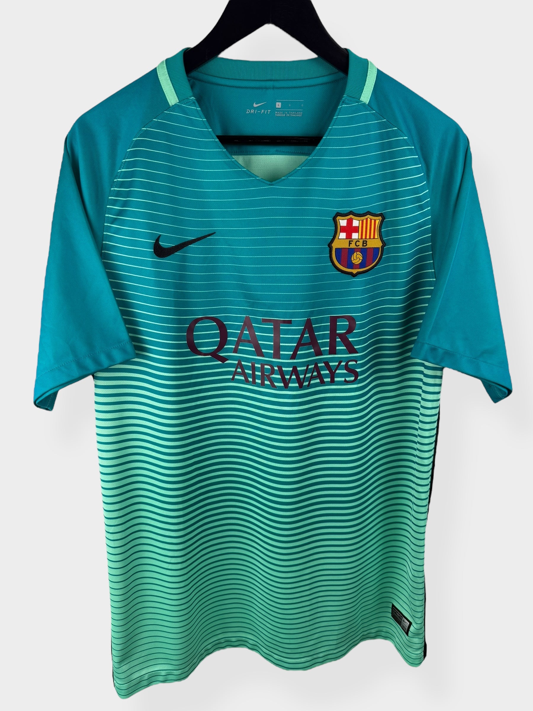 2016-17 BARCELONA THIRD SHIRT MESSI #10 L - Authentic Football Club