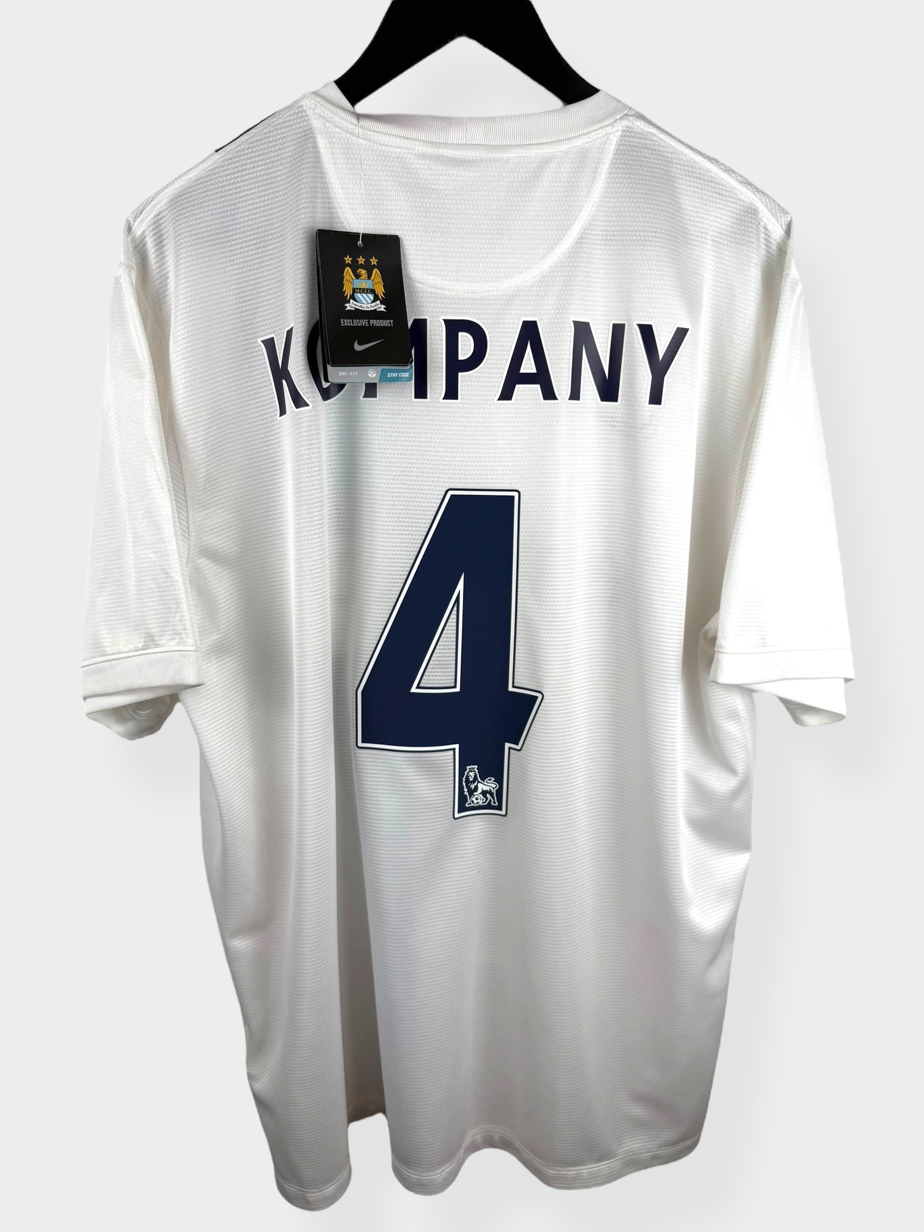 2013-14 MANCHESTER CITY THIRD SHIRT KOMPANY #4 XL - Authentic Football Club