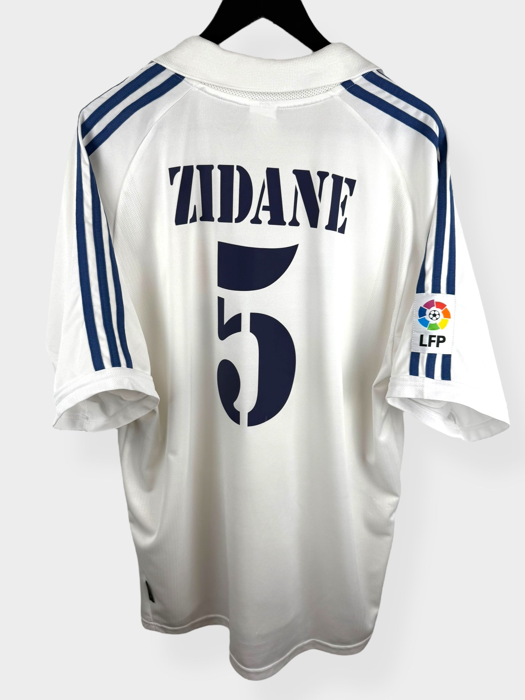 2001-02 REAL MADRID HOME SHIRT ZIDANE #5 L - Authentic Football Club
