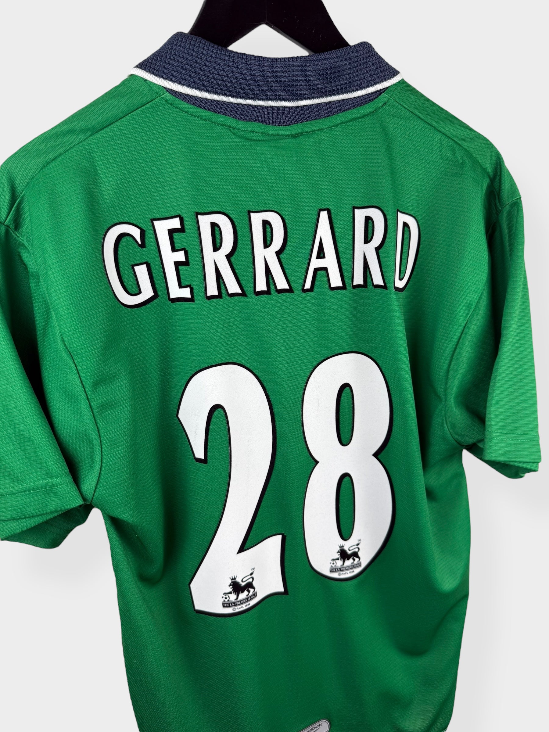 1999-00 LIVERPOOL AUSWÄRTSTRIKOT GERRARD #28 L