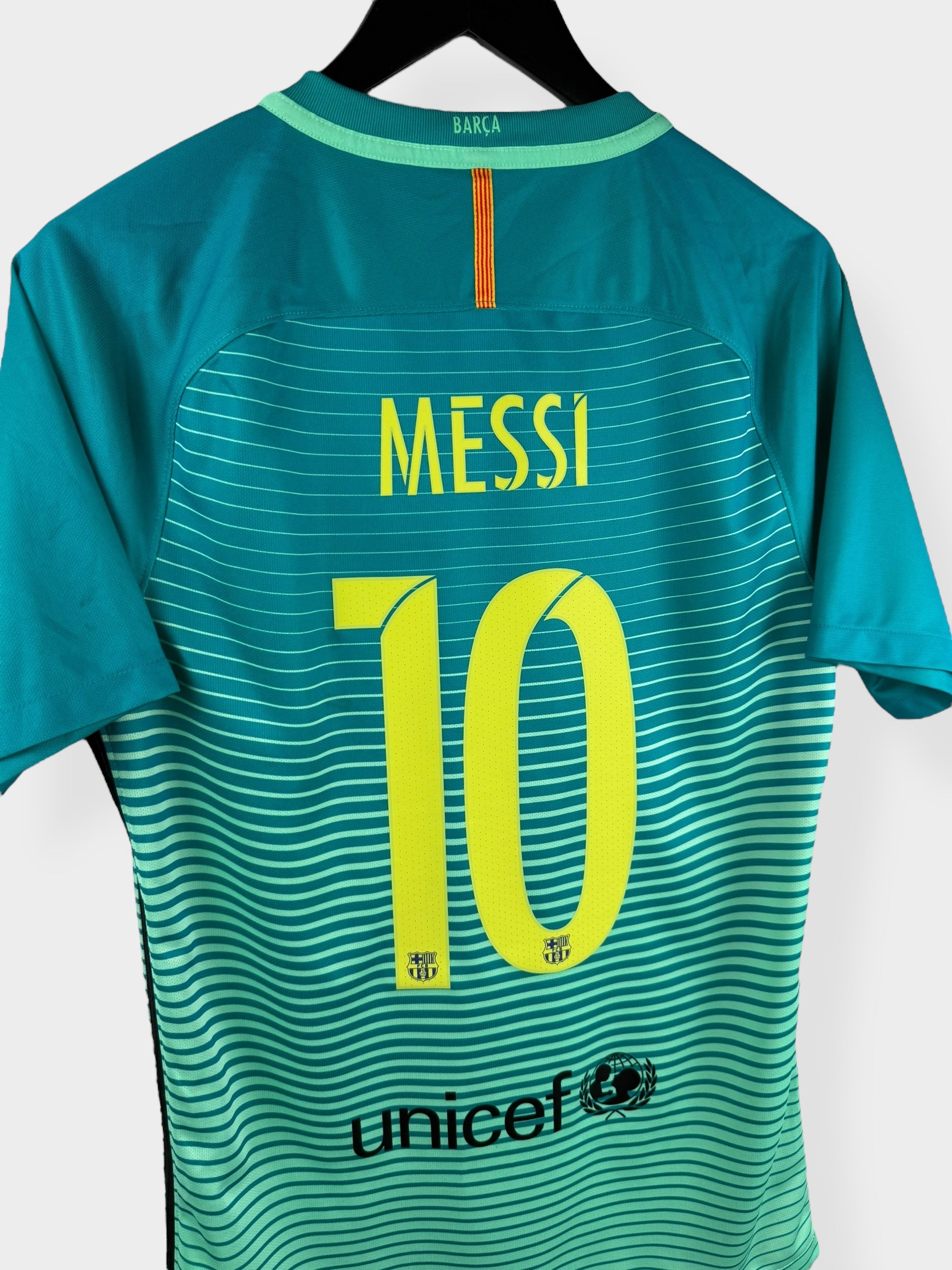 2016-17 BARCELONA DERDE SHIRT MESSI #10 S