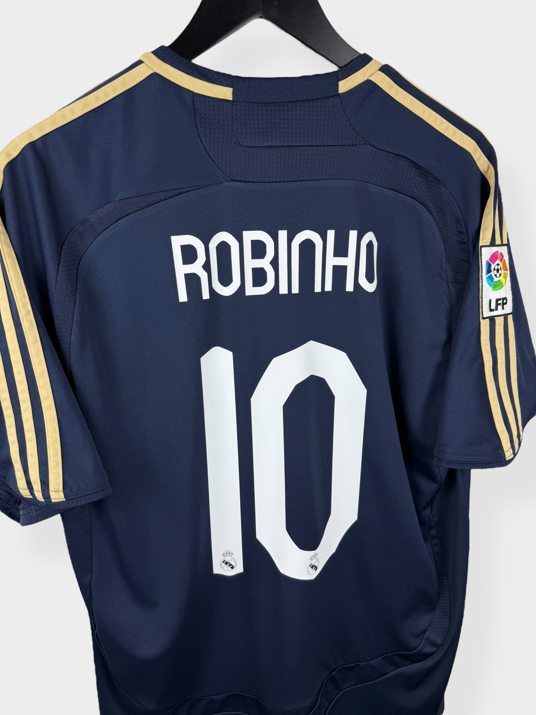 2007-08 REAL MADRID AWAY SHIRT ROBINHO #10 M