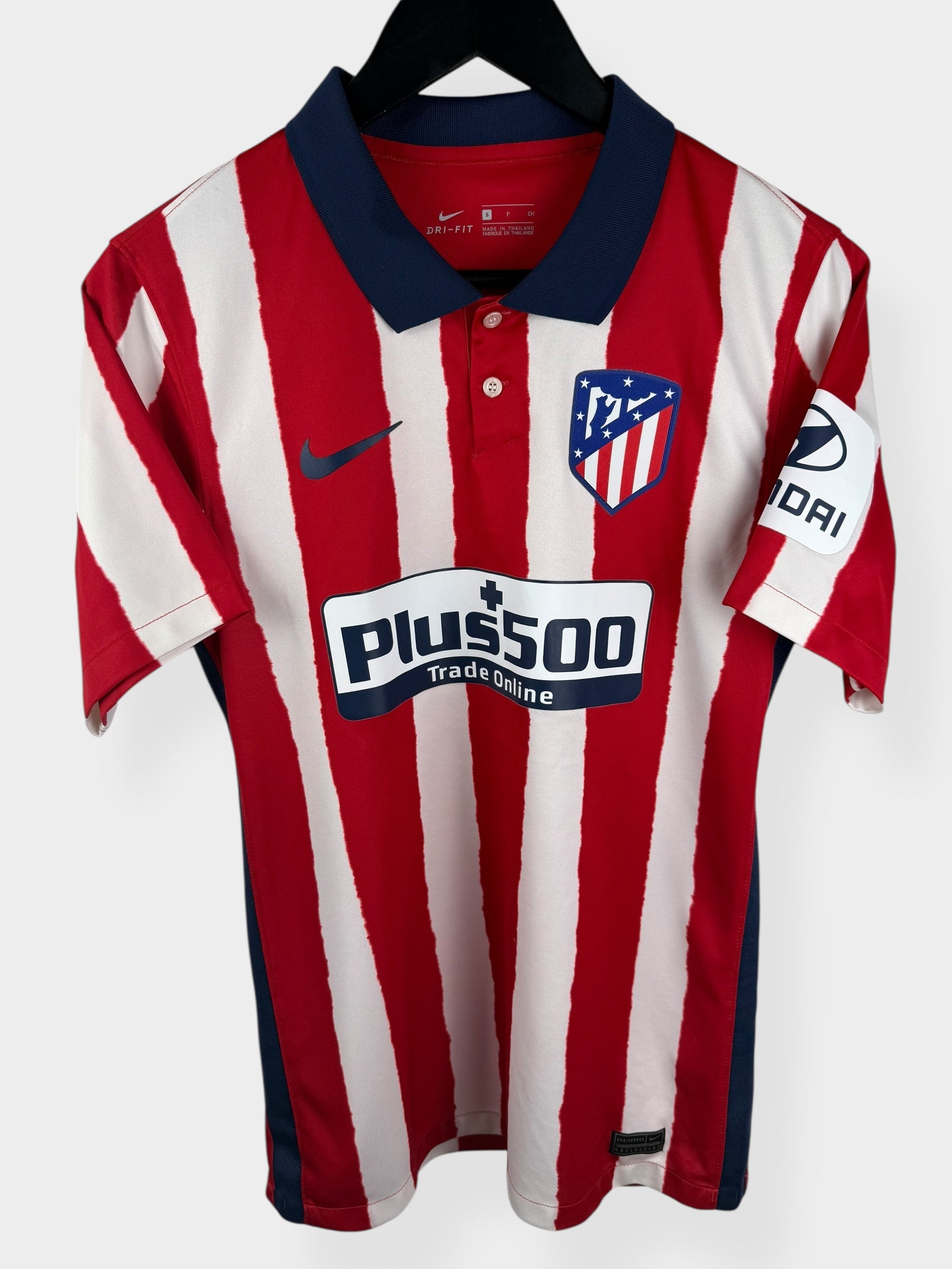 2020-21 ATLETICO MADRID HOME SHIRT JOAO FELIX #7 S - Authentic Football Club