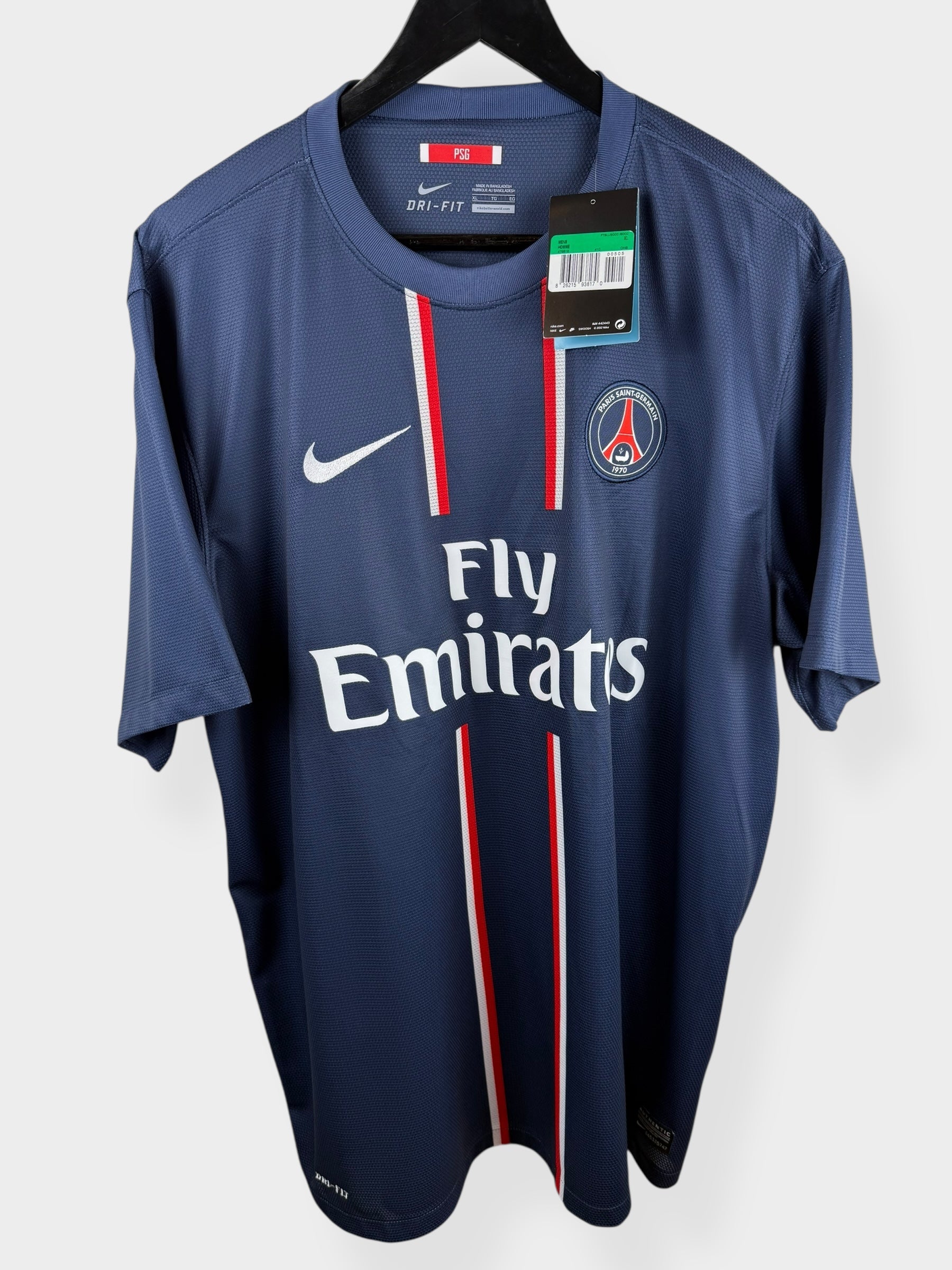 2012-13 PARIS SAINT-GERMAIN HOME SHIRT BECKHAM #32 XL
