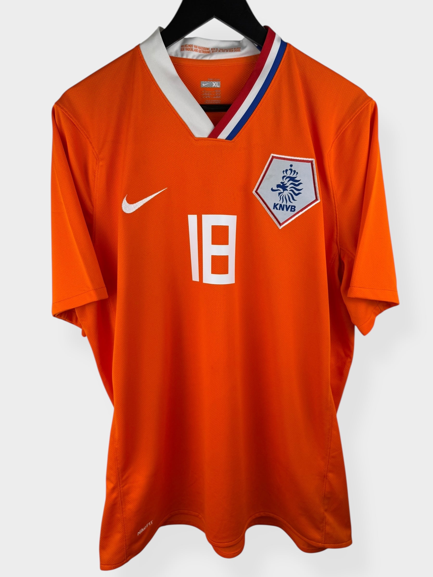 2008-10 NEDERLANDS THUISSHIRT KUYT #18 XL