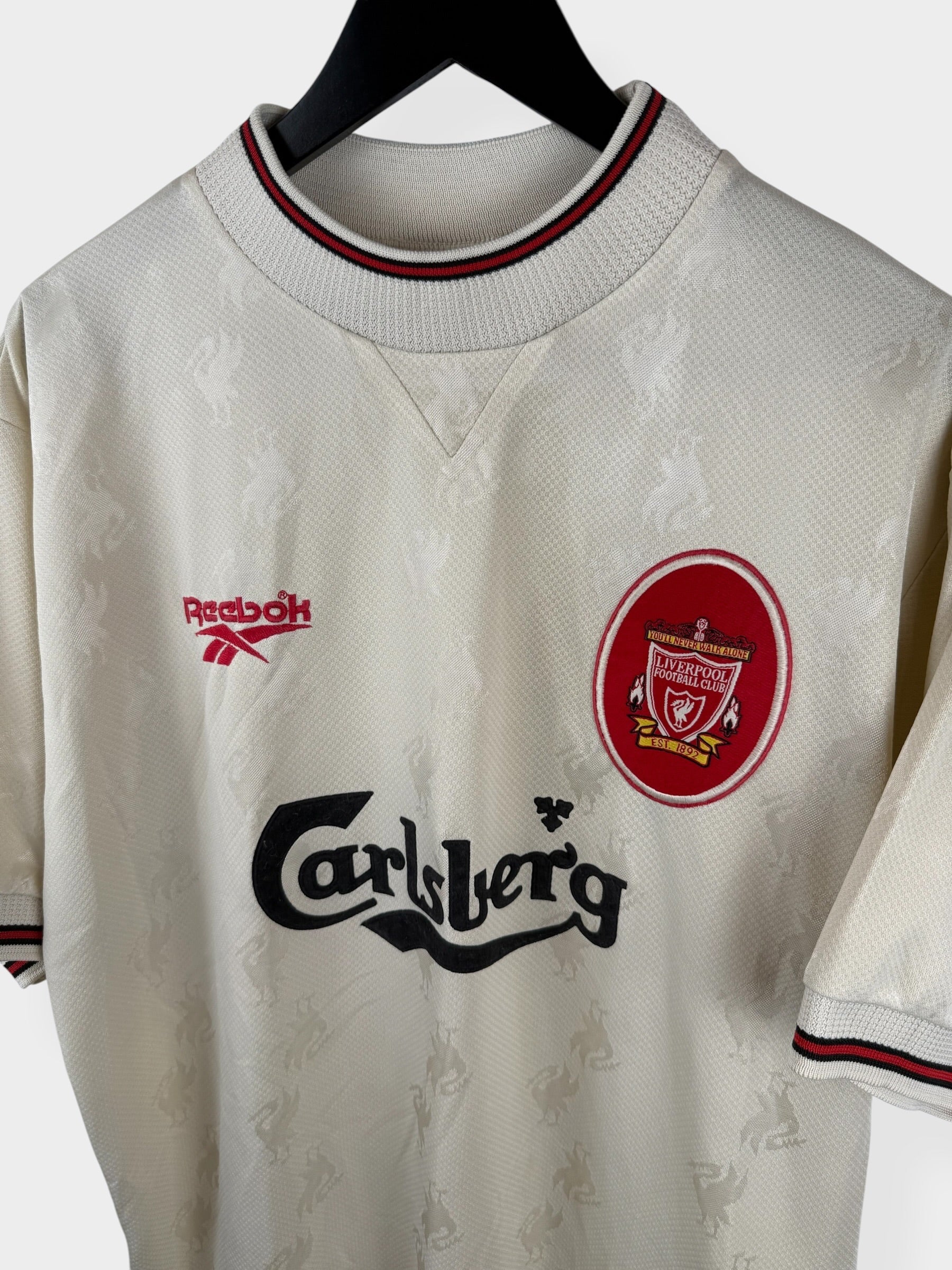 1996-97 LIVERPOOL UITSHiRT MC MANAMAN #7 M